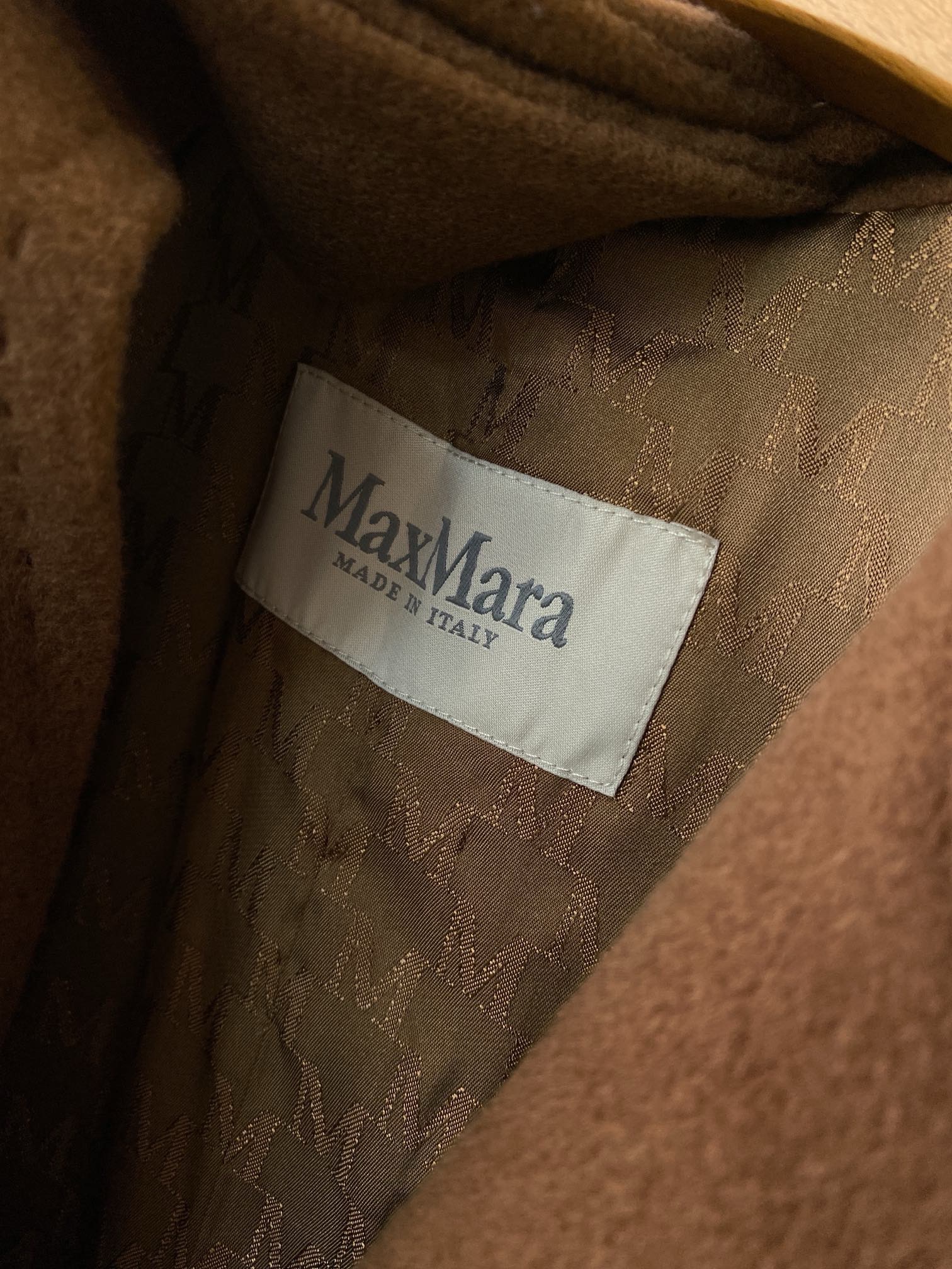 Пальто женское в стиле Max Mara Anne-Marie Beretta коричневого цвета