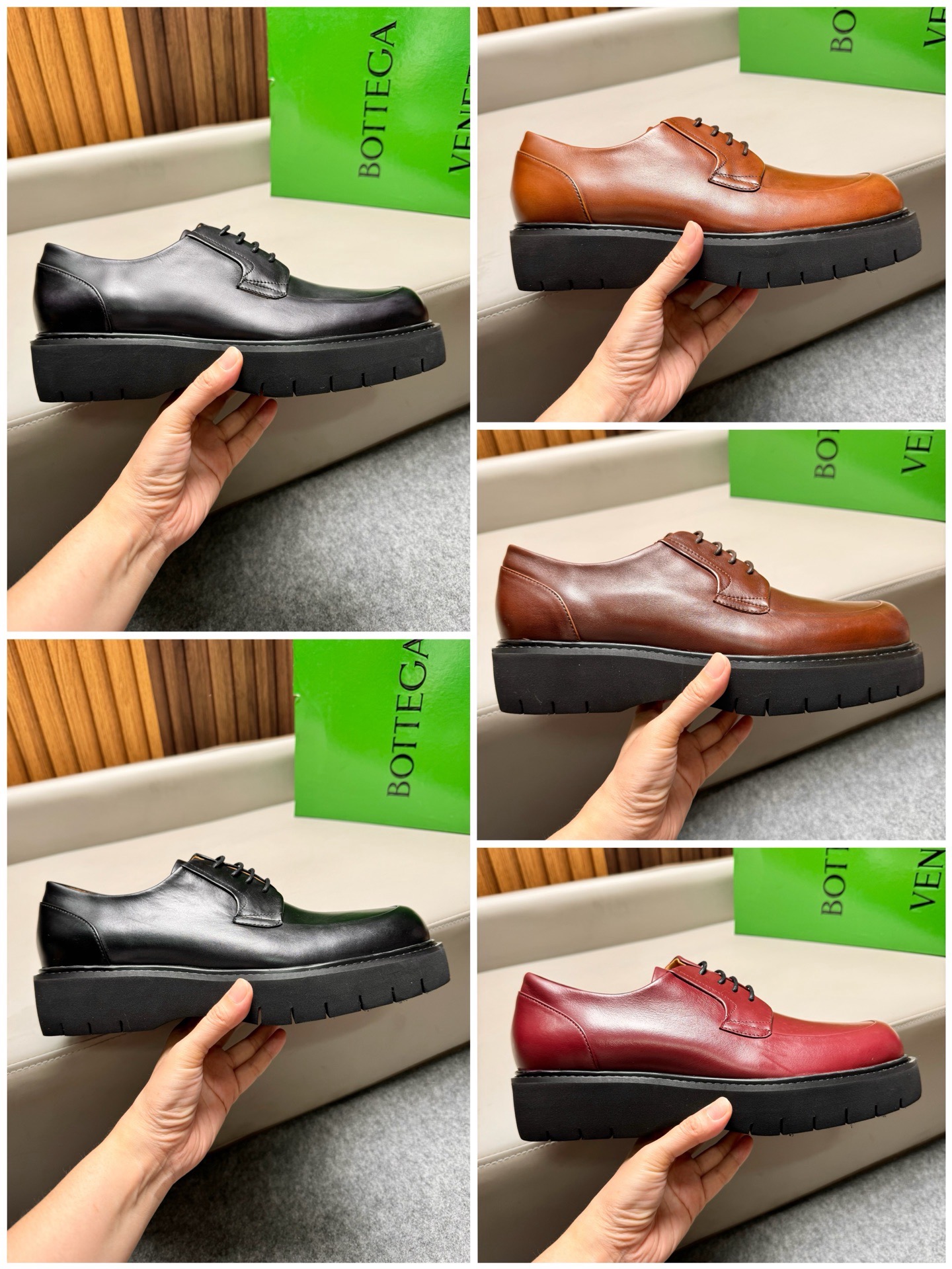 Дерби мужские Bottega Veneta Haddock чёрного цвета