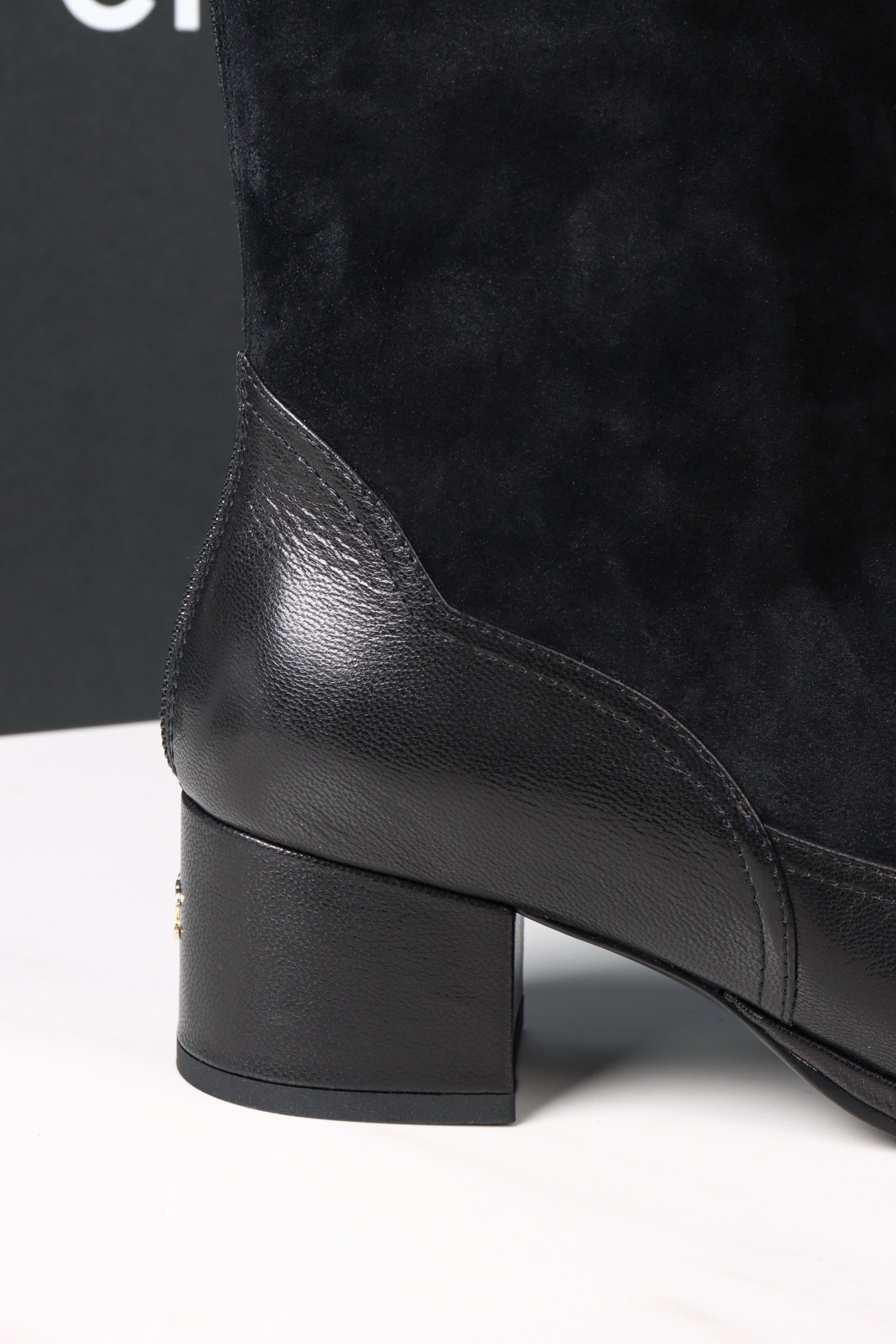 Сапоги женские Chanel Riding Boots чёрного цвета