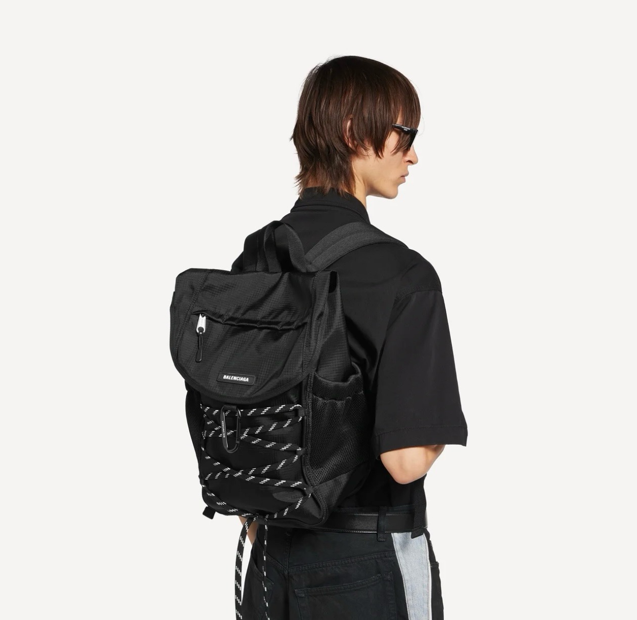 Рюкзак Balenciaga Hike чёрного цвета