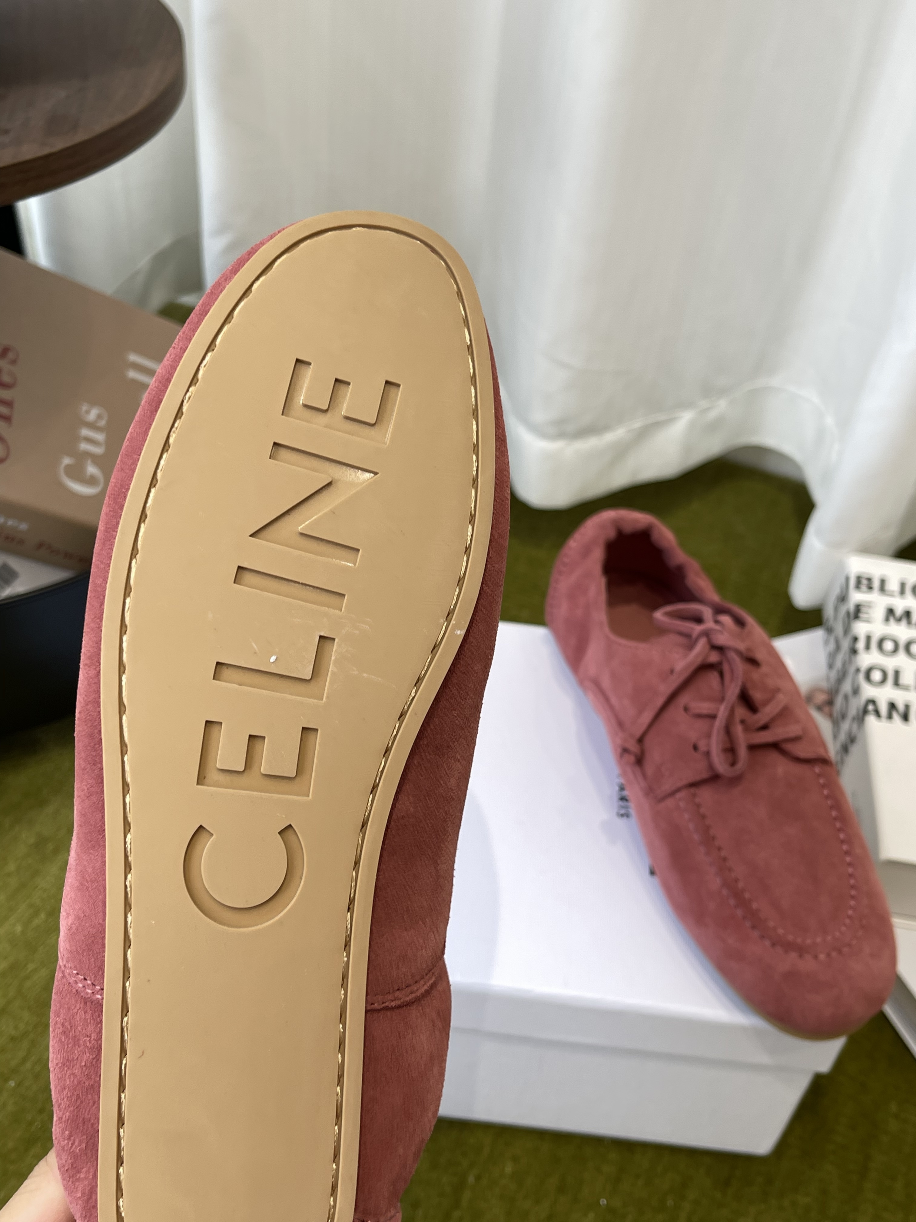 Лоферы женские Celine Adam розового цвета