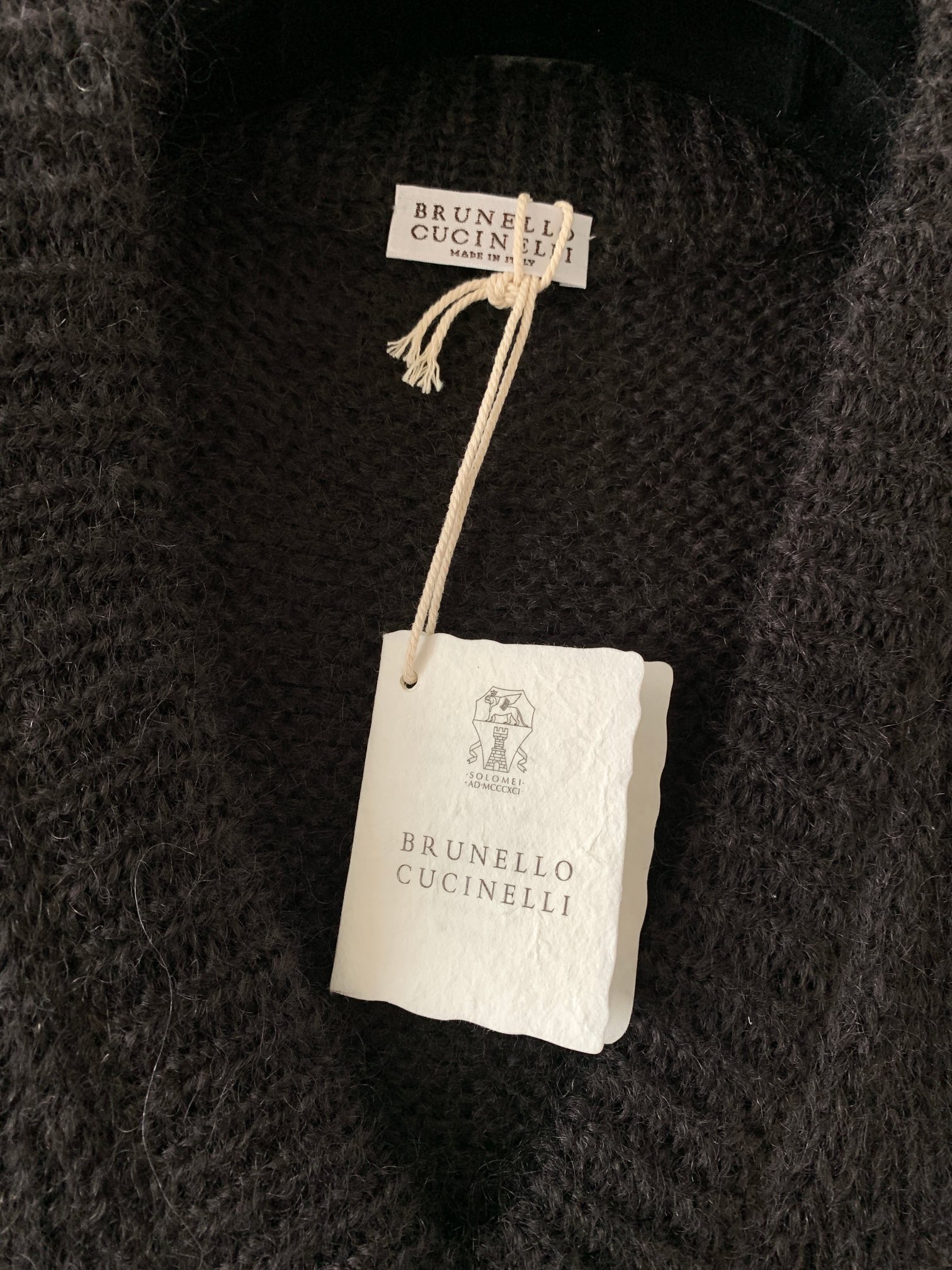 Жилет женский Brunello Cucinelli Monili коричневого цвета