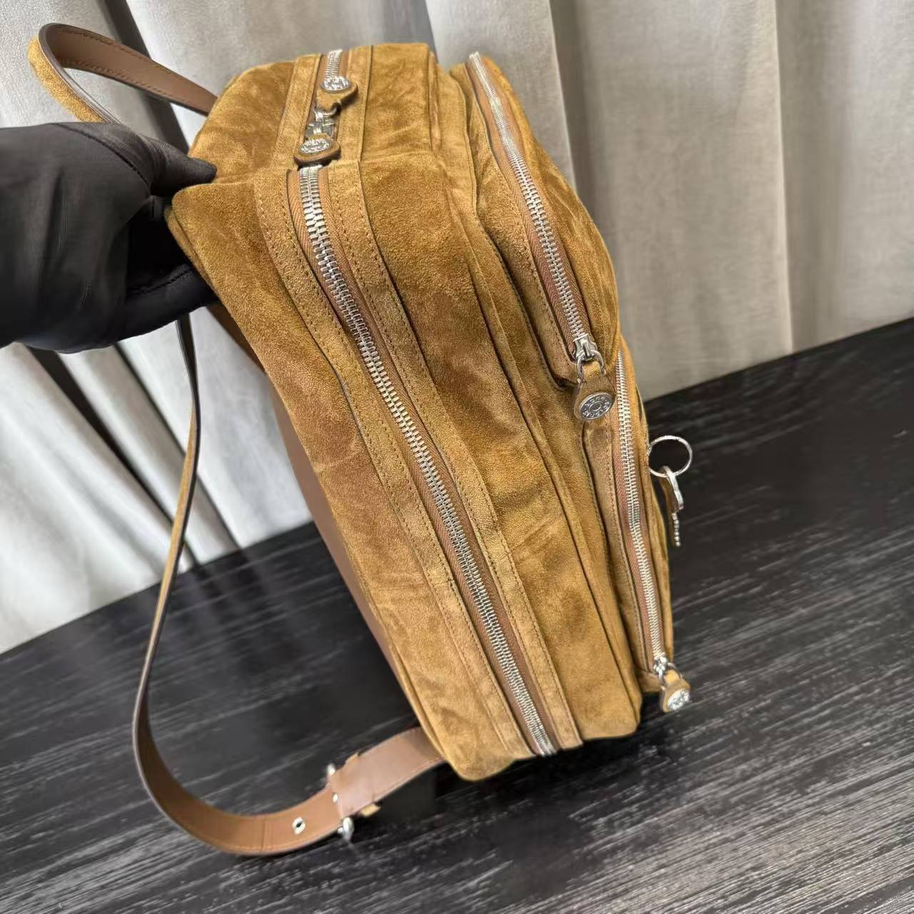 Рюкзак унисекс в стиле Acne Studios Camero коричневый
