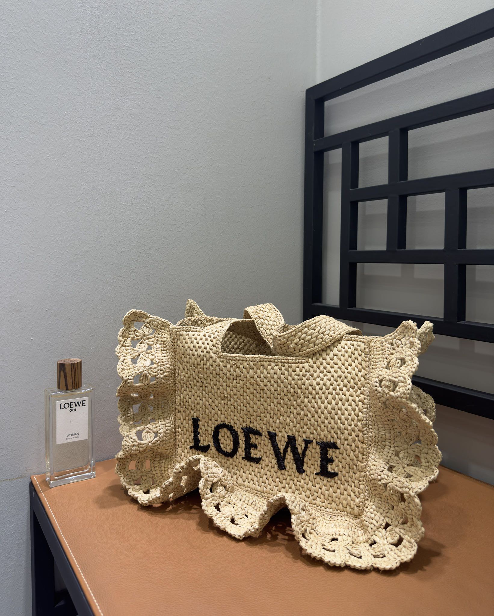 Сумка женская в стиле Loewe Tote  бежевого цвета