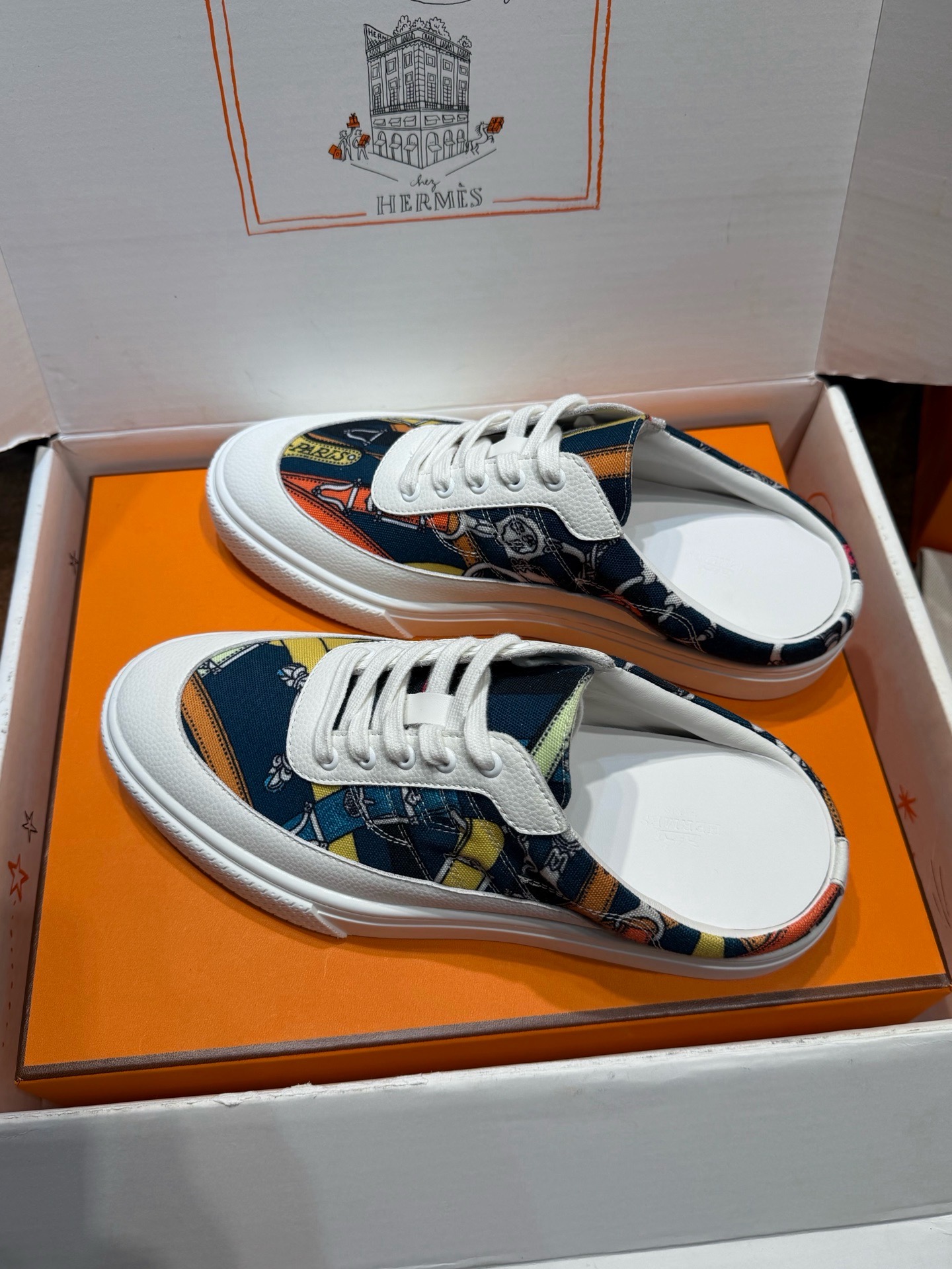 Кроссовки мужские Hermès Bouncing мультиколор