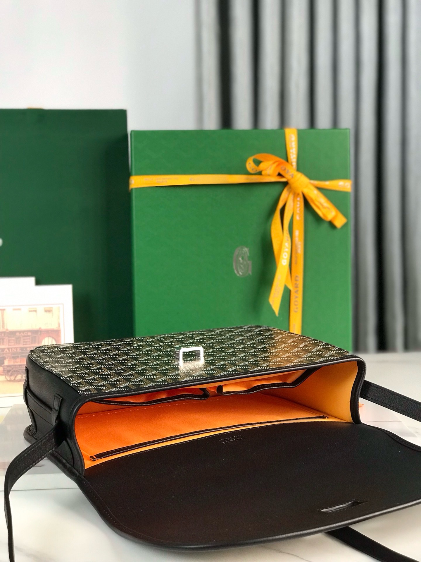 Сумка женская Goyard Belvédère II чёрного цвета
