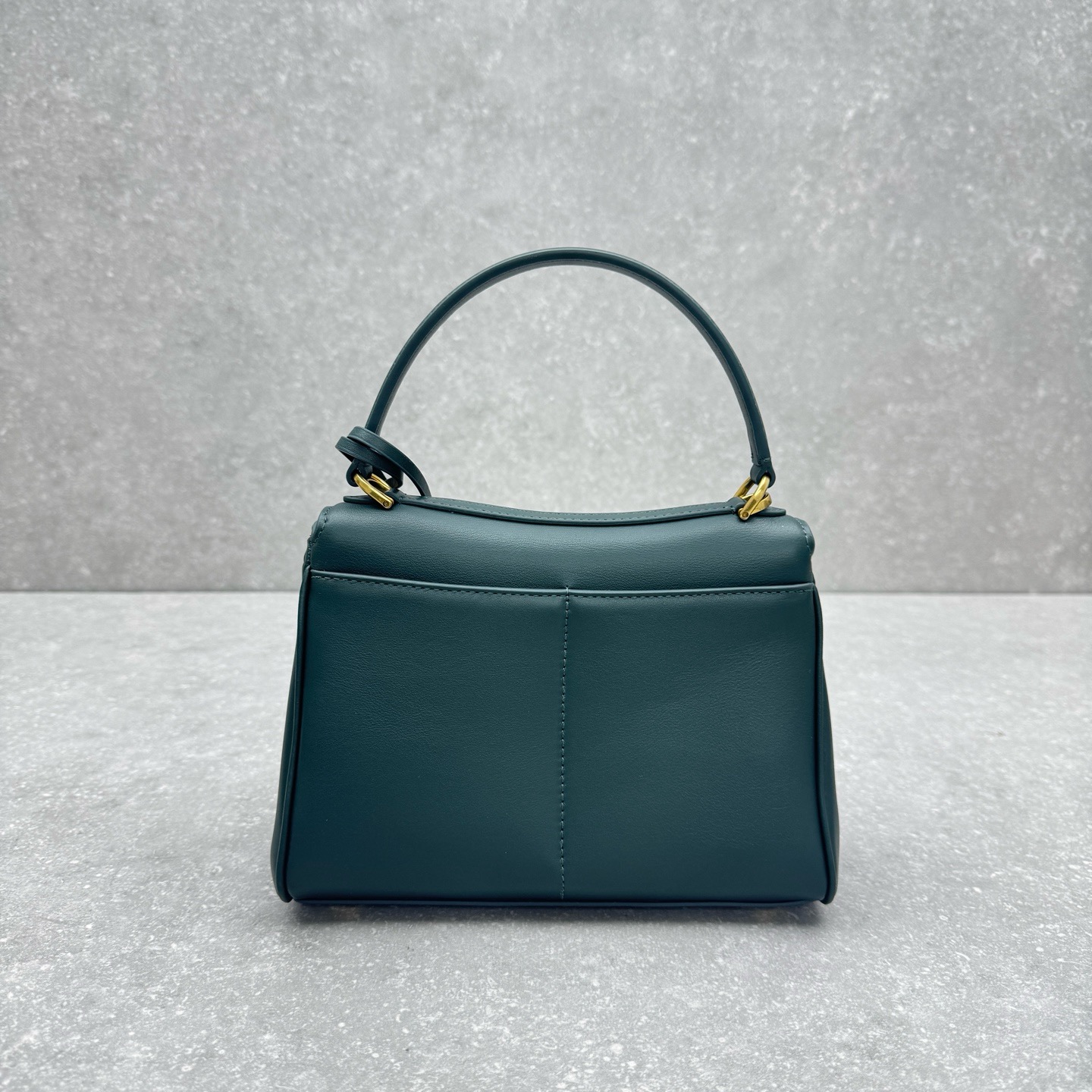Сумка женская в стиле Balenciaga Rodeo темно-зеленого цвета