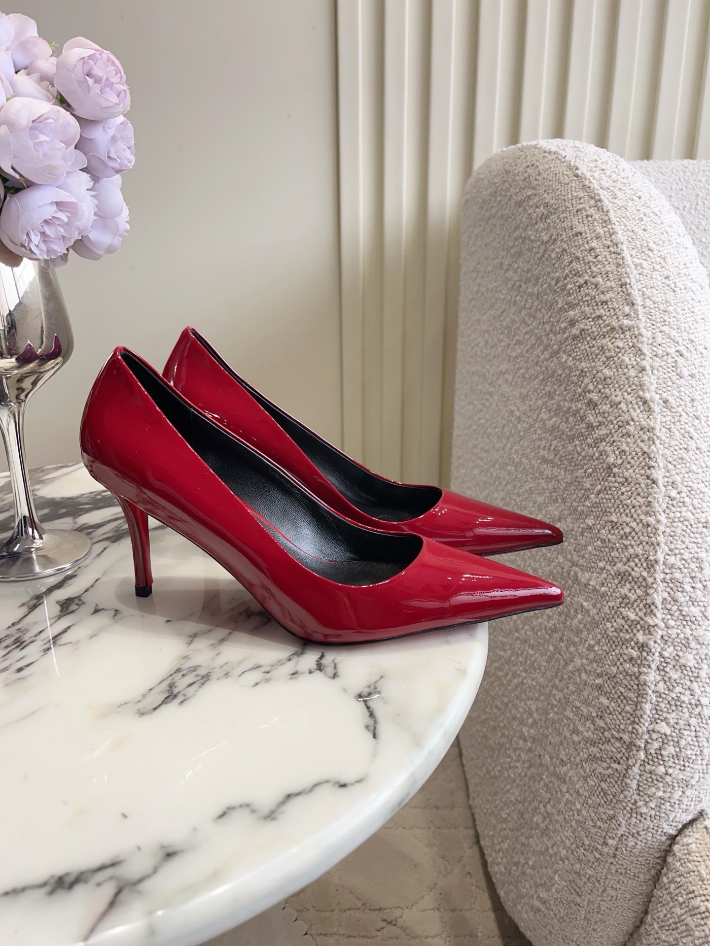Туфли женские в стиле Christian Louboutin So Kate красного цвета