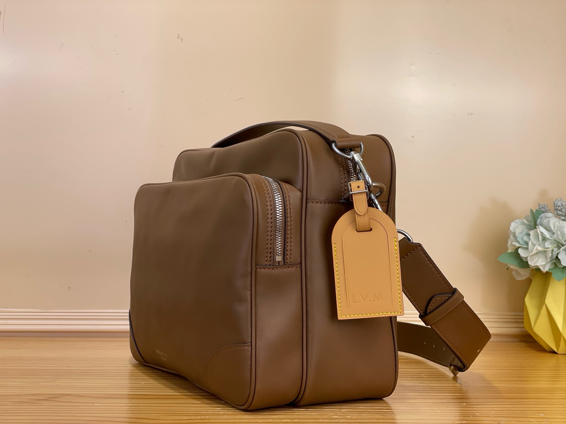 Сумка мужская Louis Vuitton Nil XL коричневого цвета