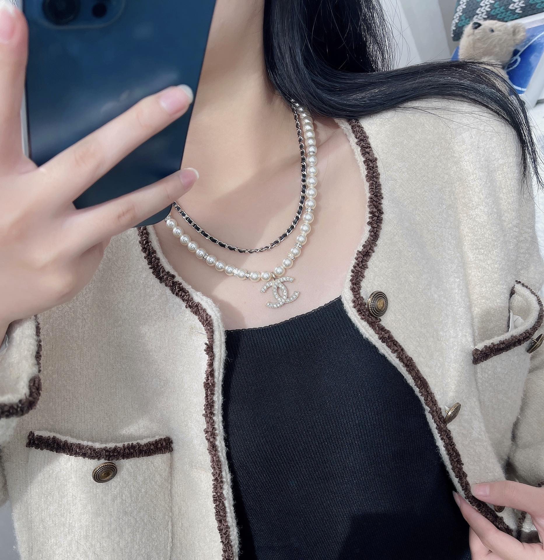 Подвеска женская в стиле Chanel 24K