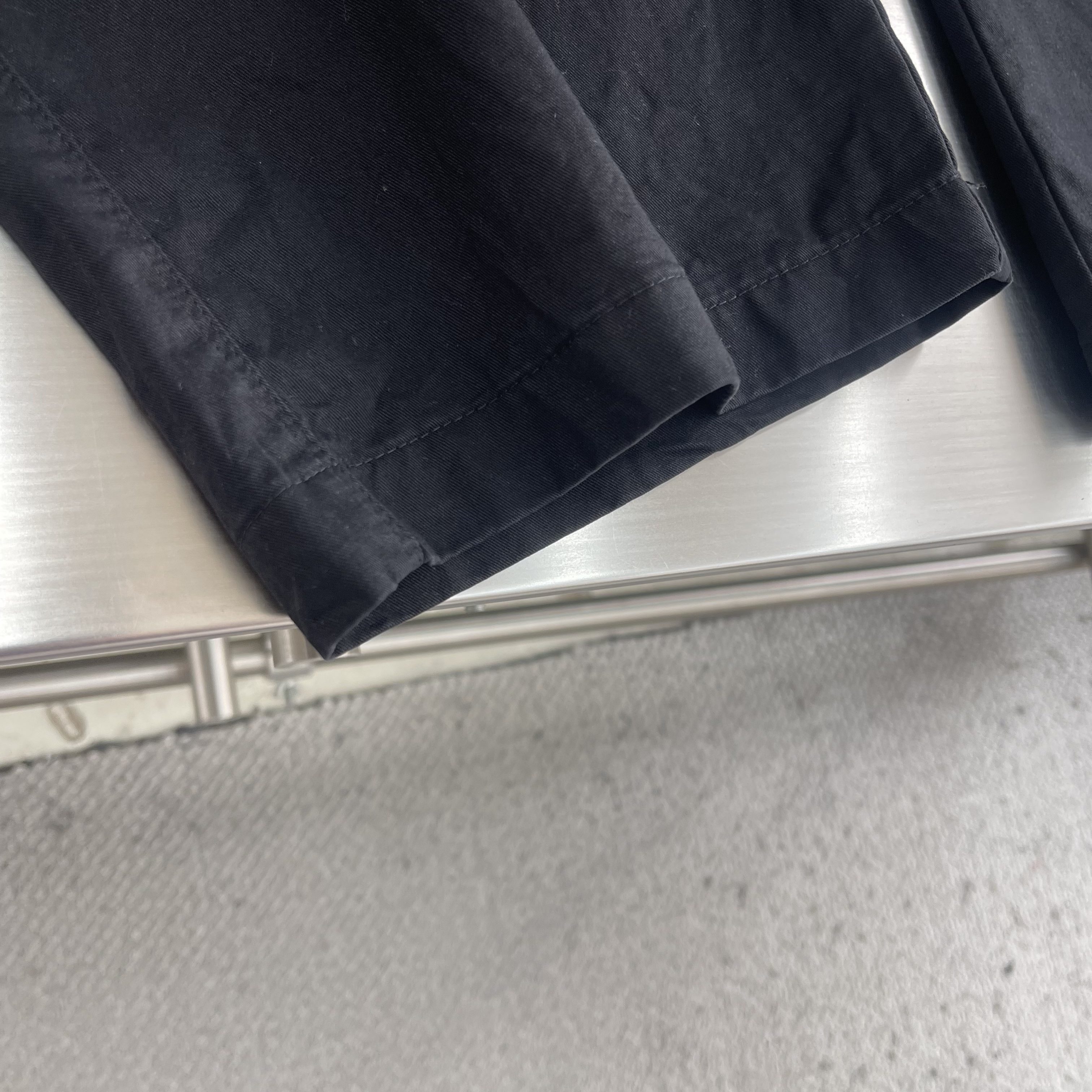 Брюки мужские в стиле Dior из хлопка чёрного цвета карго с эластичным поясом