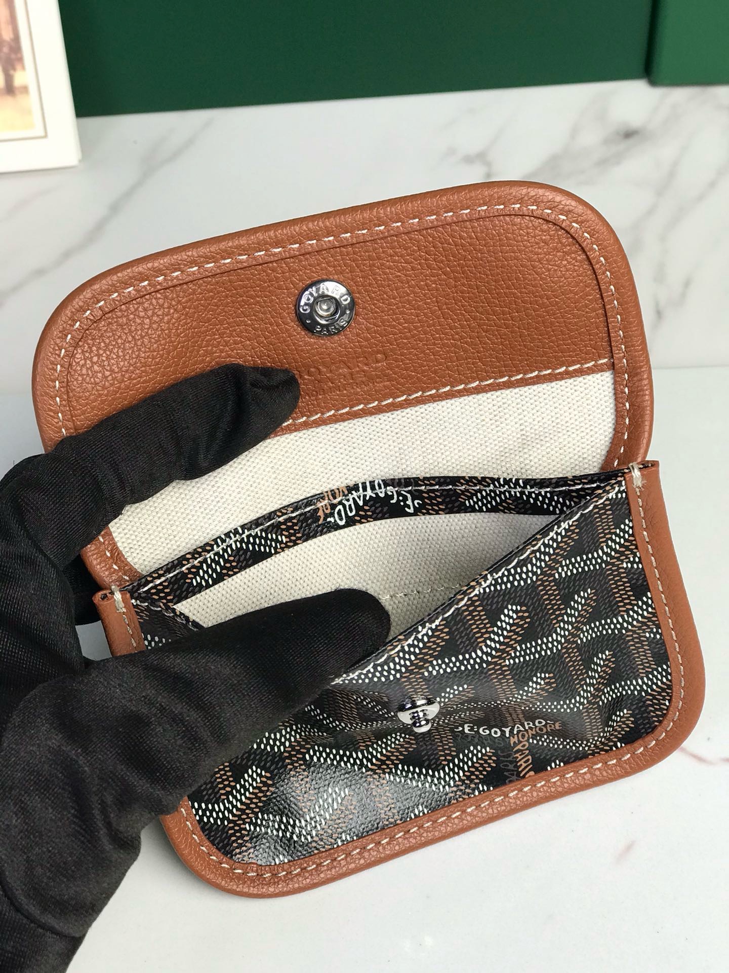 Сумка женская Goyard Hobo Mini чёрного цвета