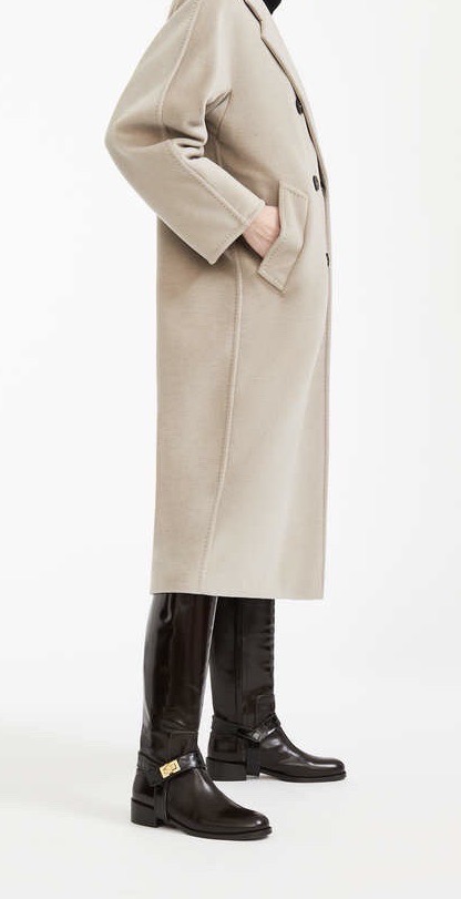 Пальто женское в стиле Max Mara Anne-Marie Beretta песочного цвета