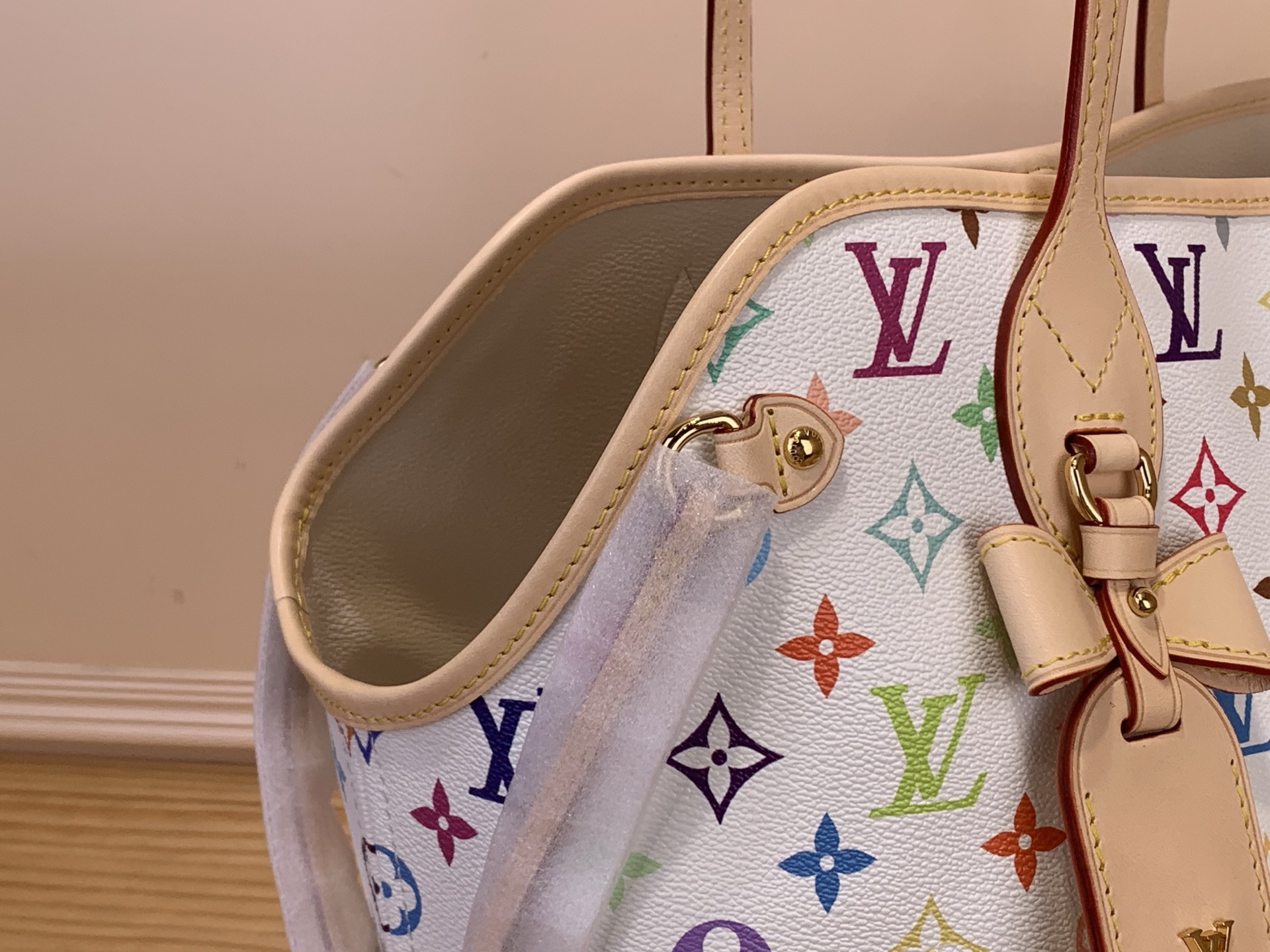 Сумка-переноска унисекс для животных в стиле Louis Vuitton Neverwoof Multicolor