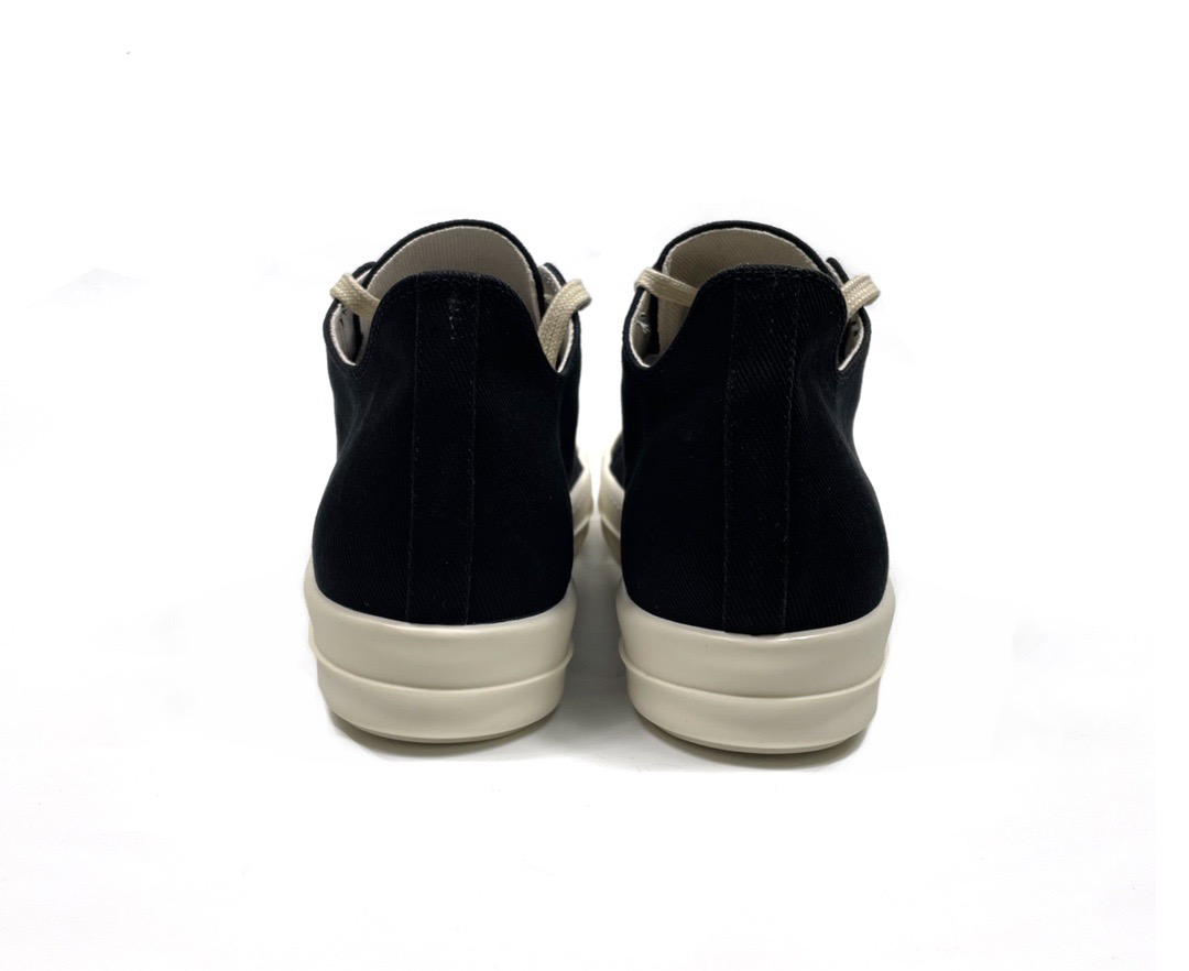 Кроссовки унисекс в стиле Rick Owens DRKSHDW 23SS черного цвета 