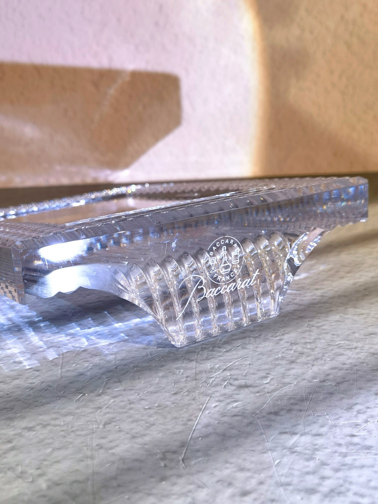 Хрустальная фоторамка в стиле Baccarat Brilliant Series, прозрачная