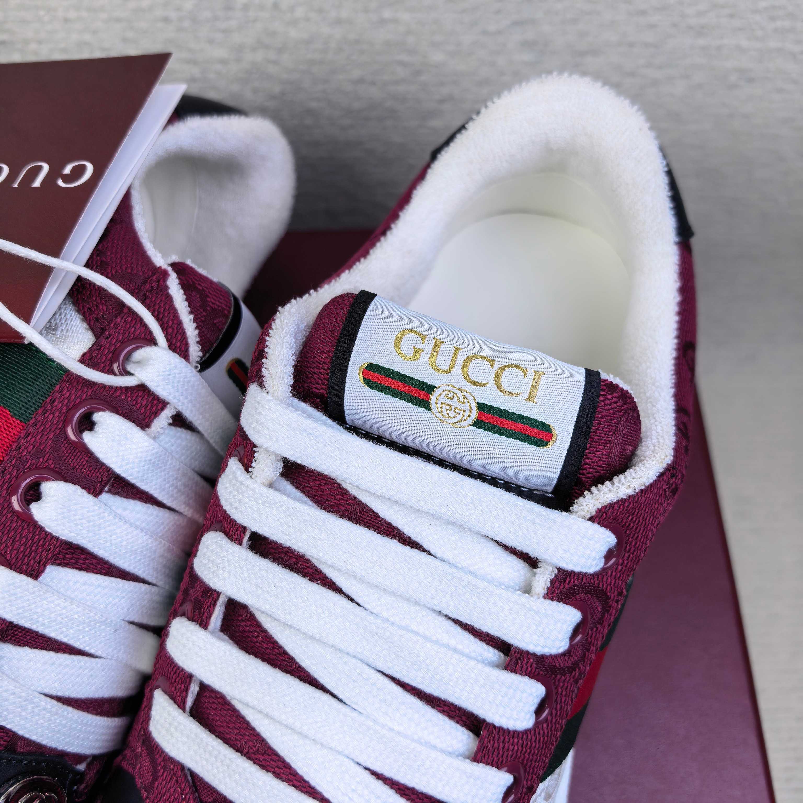 Кроссовки унисекс в стиле Gucci комбинированного цвета