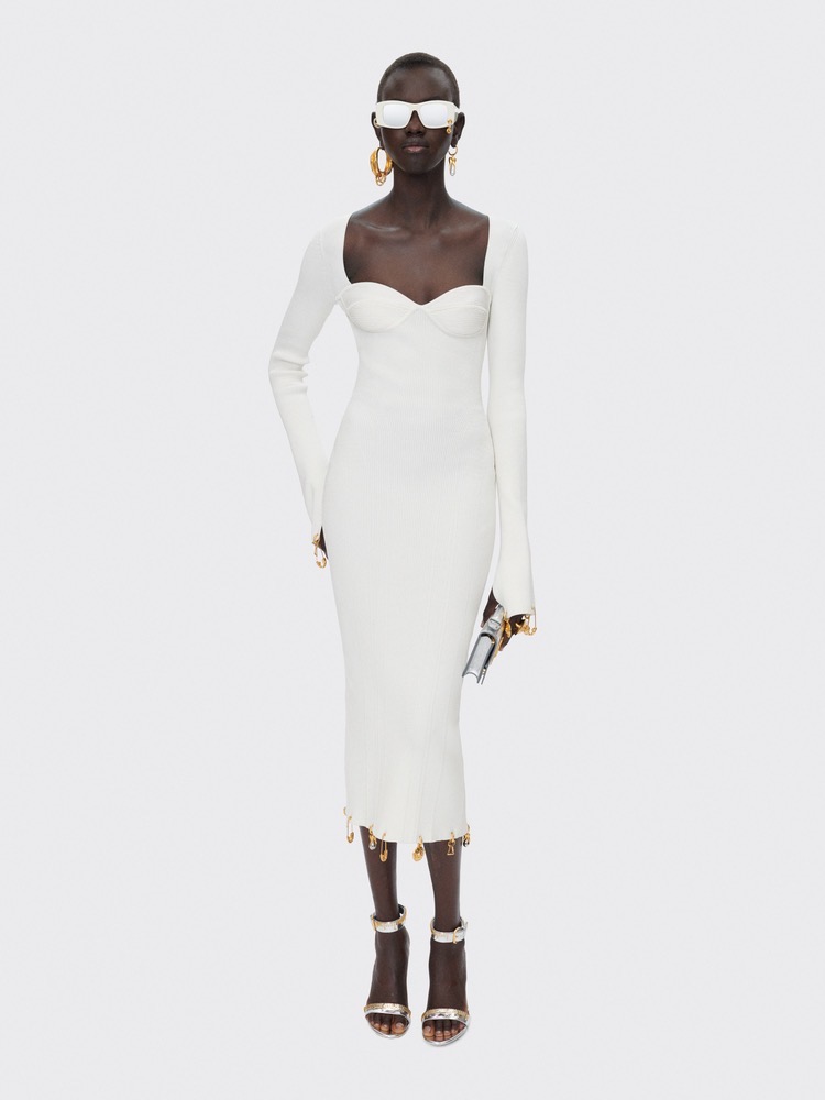 Платье женское Schiaparelli белого цвета
