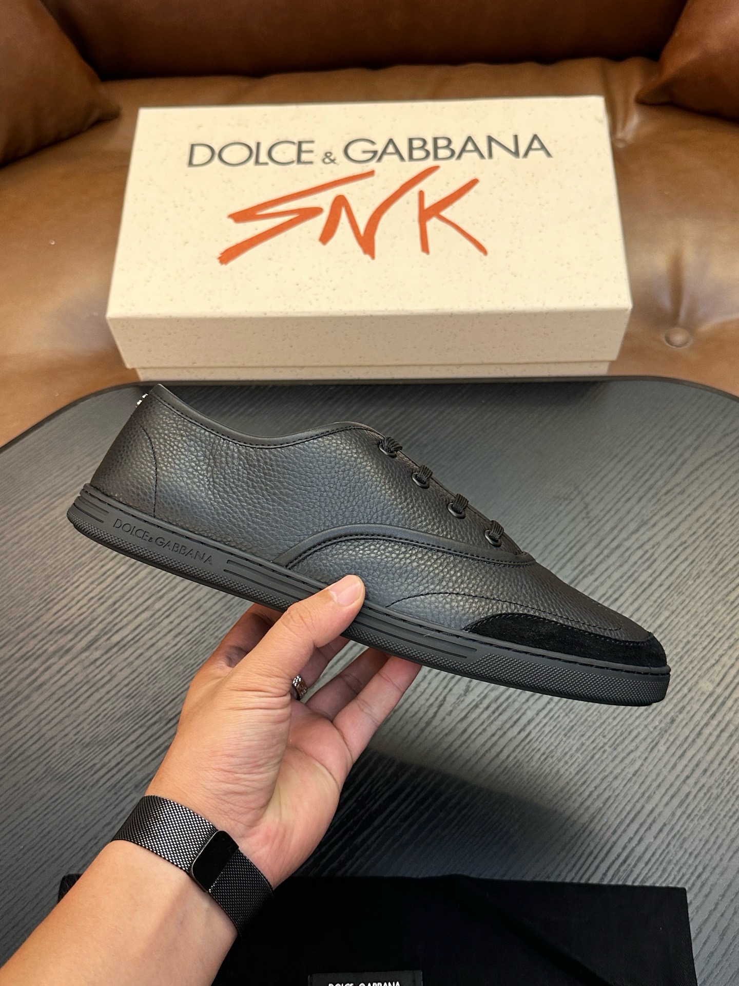 Кеды мужские Dolce & Gabbana DG Cushion черного цвета