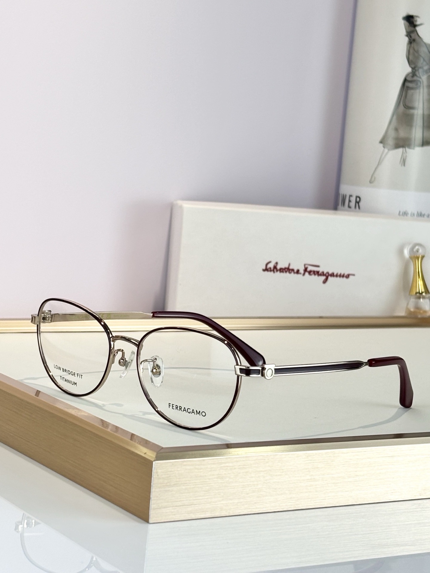 Очки унисекс в стиле Salvatore Ferragamo