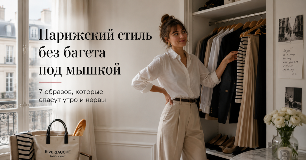 Парижский стиль без багета под мышкой: 7 образов, которые спасут утро и нервы