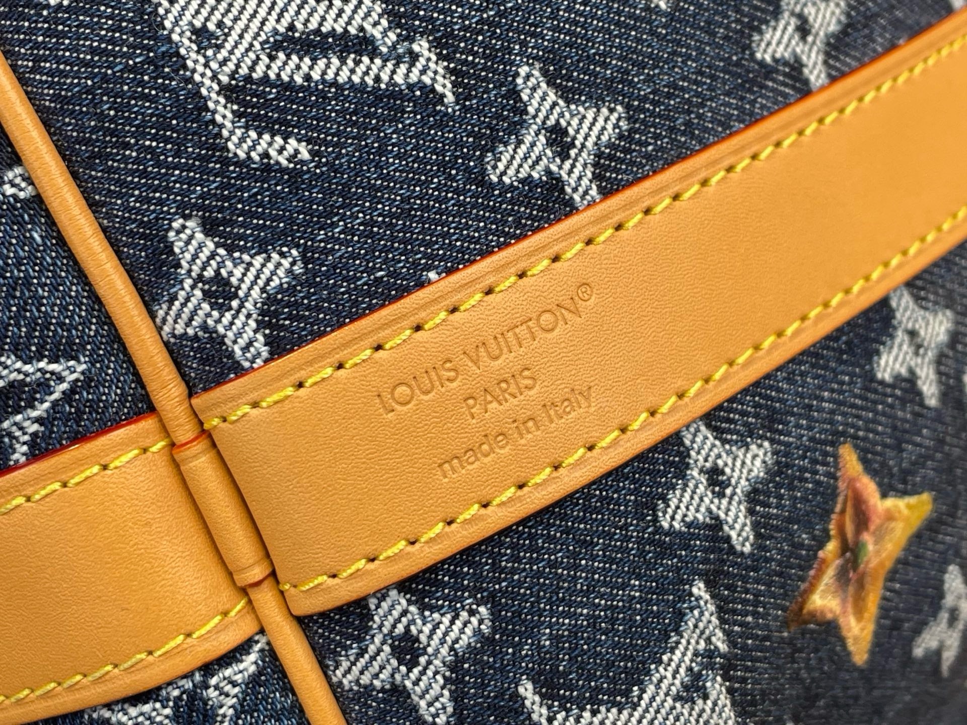  Сумка дорожная мужская Louis Vuitton Keepall Bandoulière 50 синего цвета