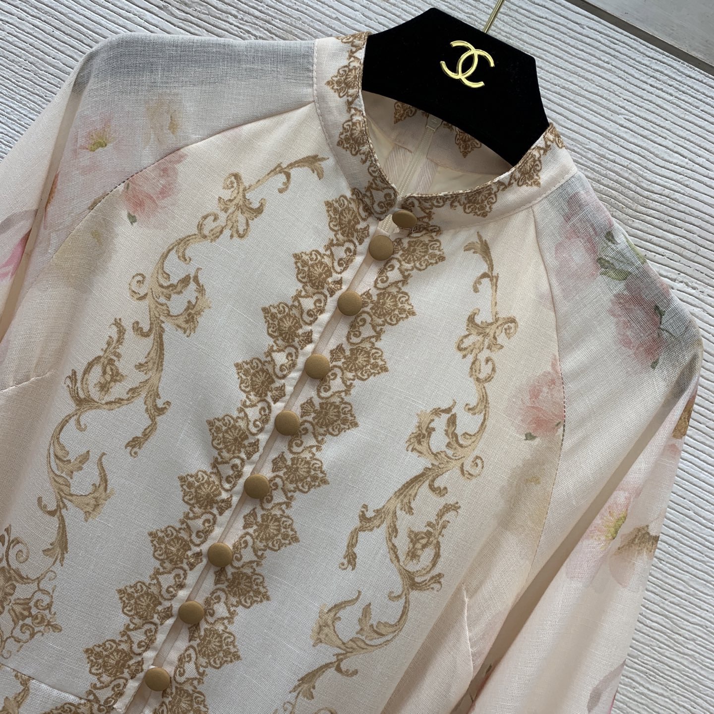 Платье женское в стиле Zimmermann длинное с принтом и поясом