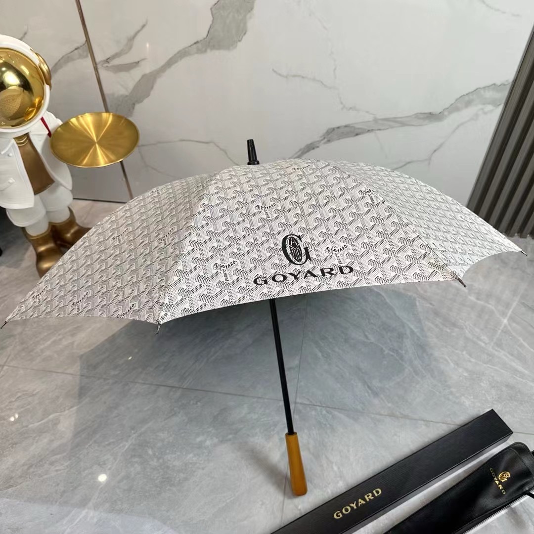 Зонт Goyard с деревянной ручкой