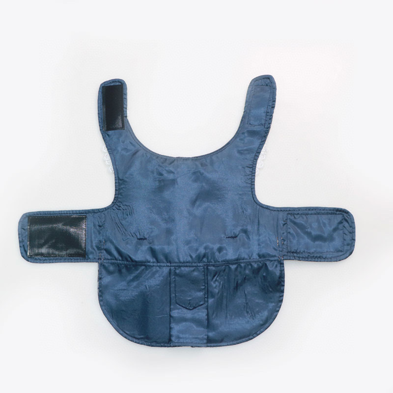 Жилет-платье для собак в стиле Louis Vuitton Denim Monogram с кружевным воротником