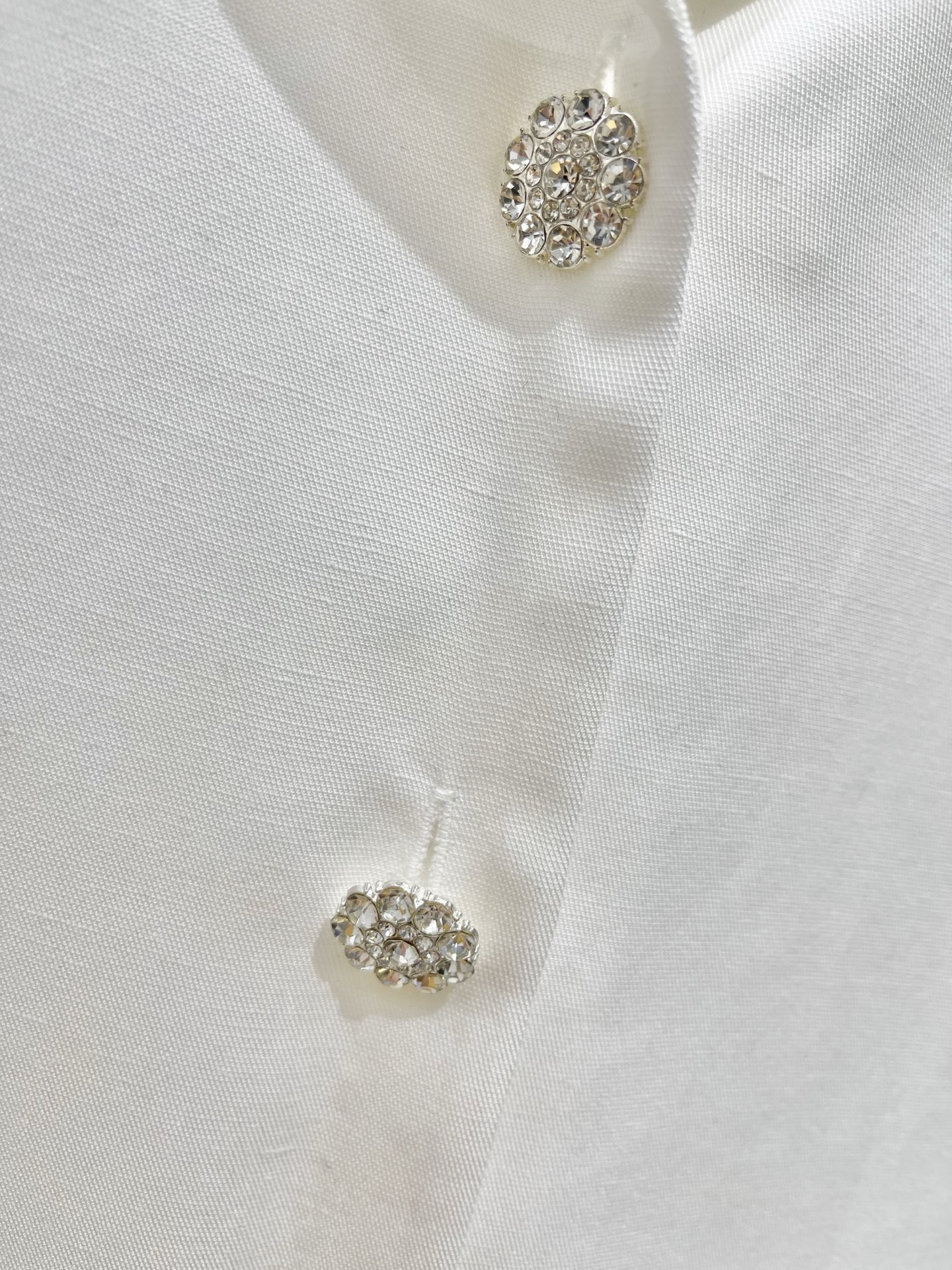 Блуза женская в стиле Chanel молочного цвета с широким воротником