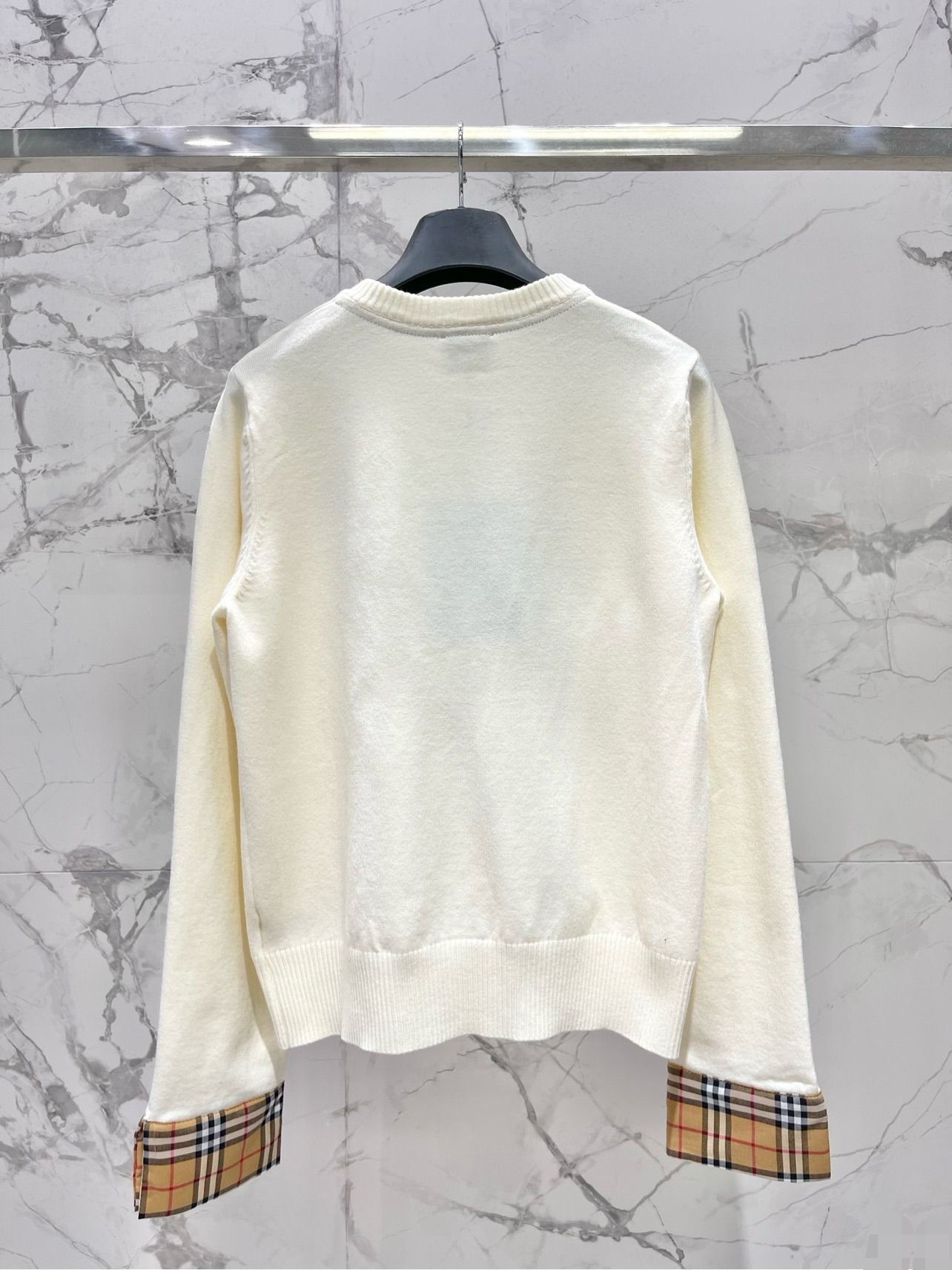 Кардиган женский Burberry EKD Cotton Wool Cardigan бежевого цвета