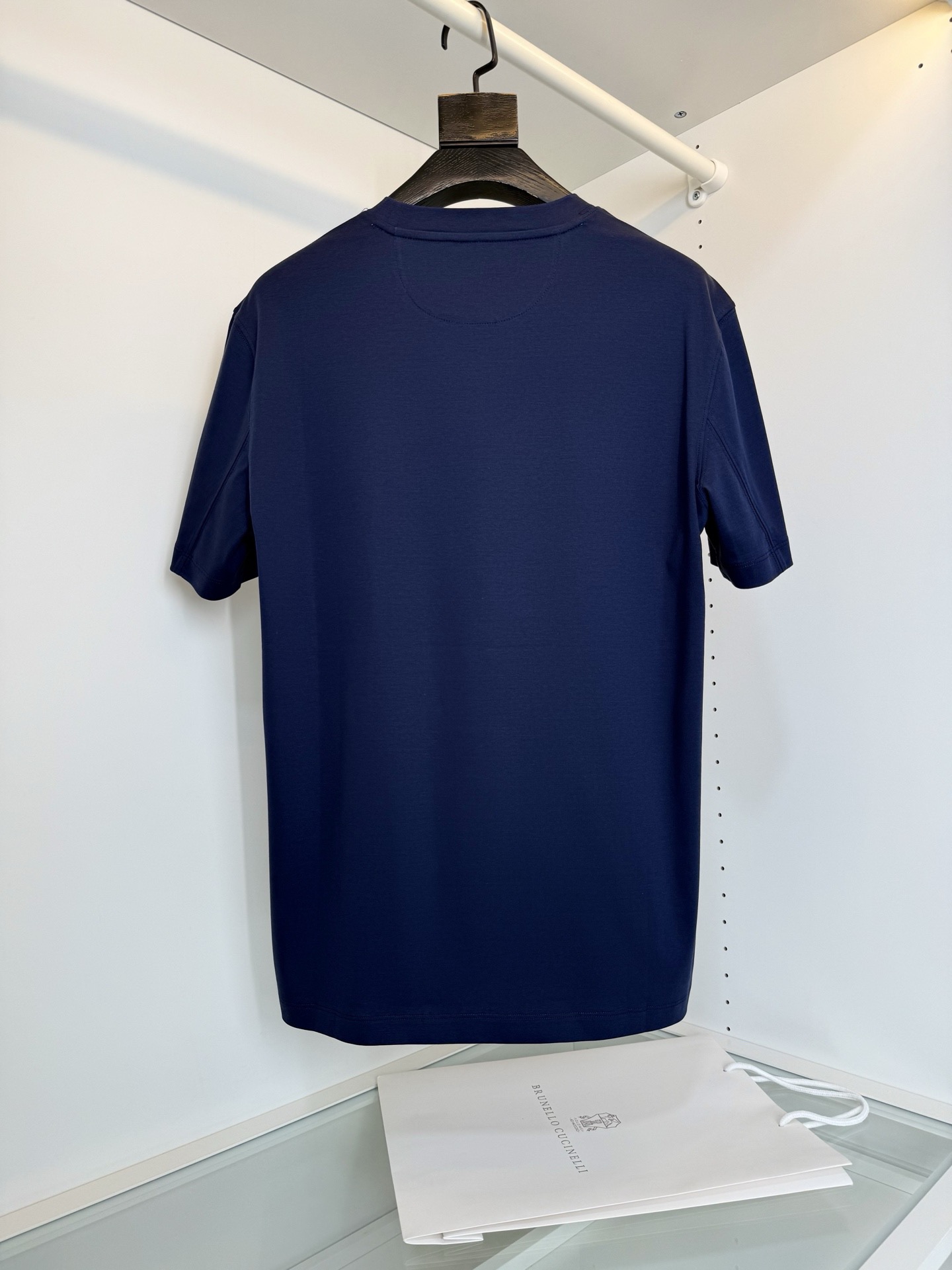 Футболка мужская Brunello Cucinelli Leisure JClass Yacht синего цвета с принтом