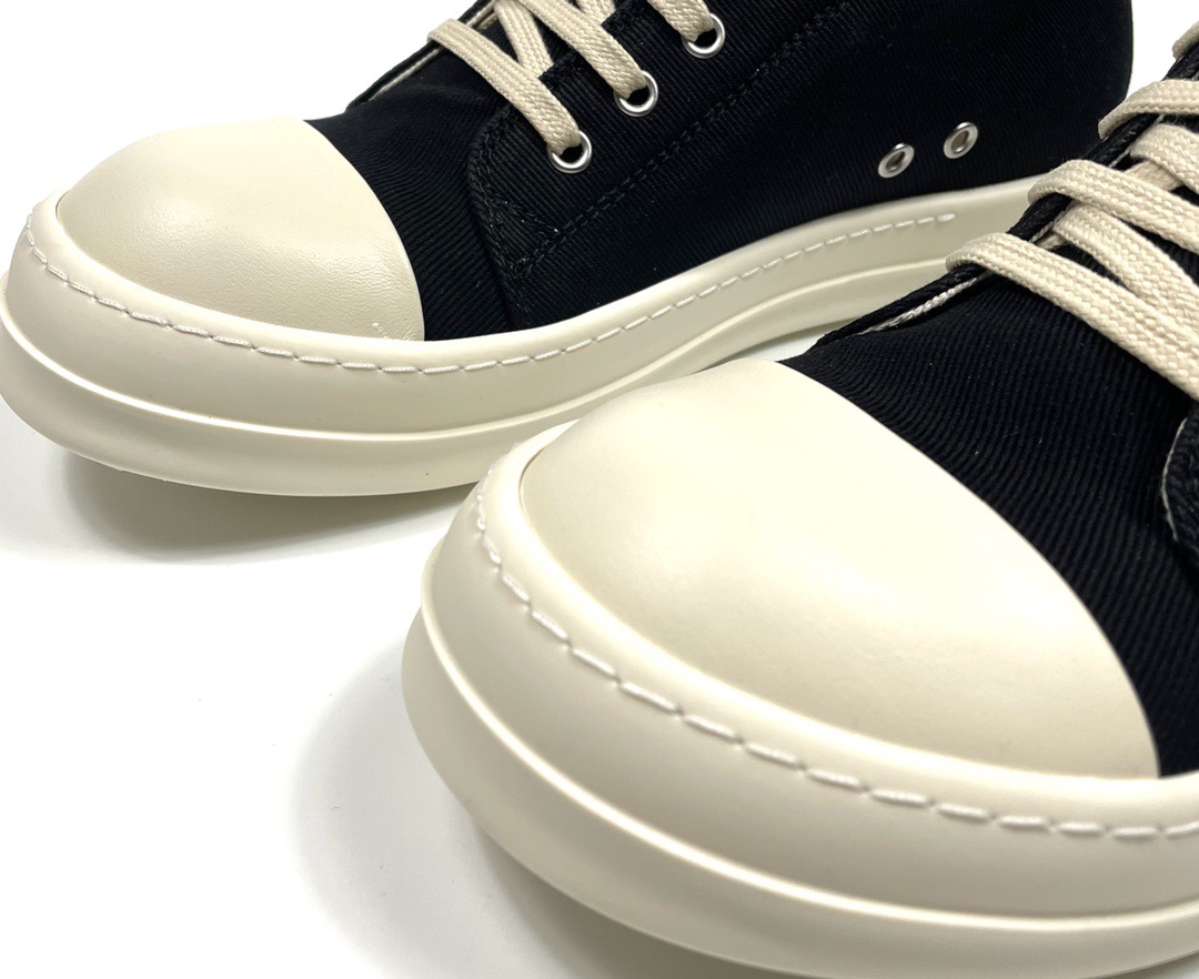 Кроссовки унисекс в стиле Rick Owens DRKSHDW 23SS черного цвета 