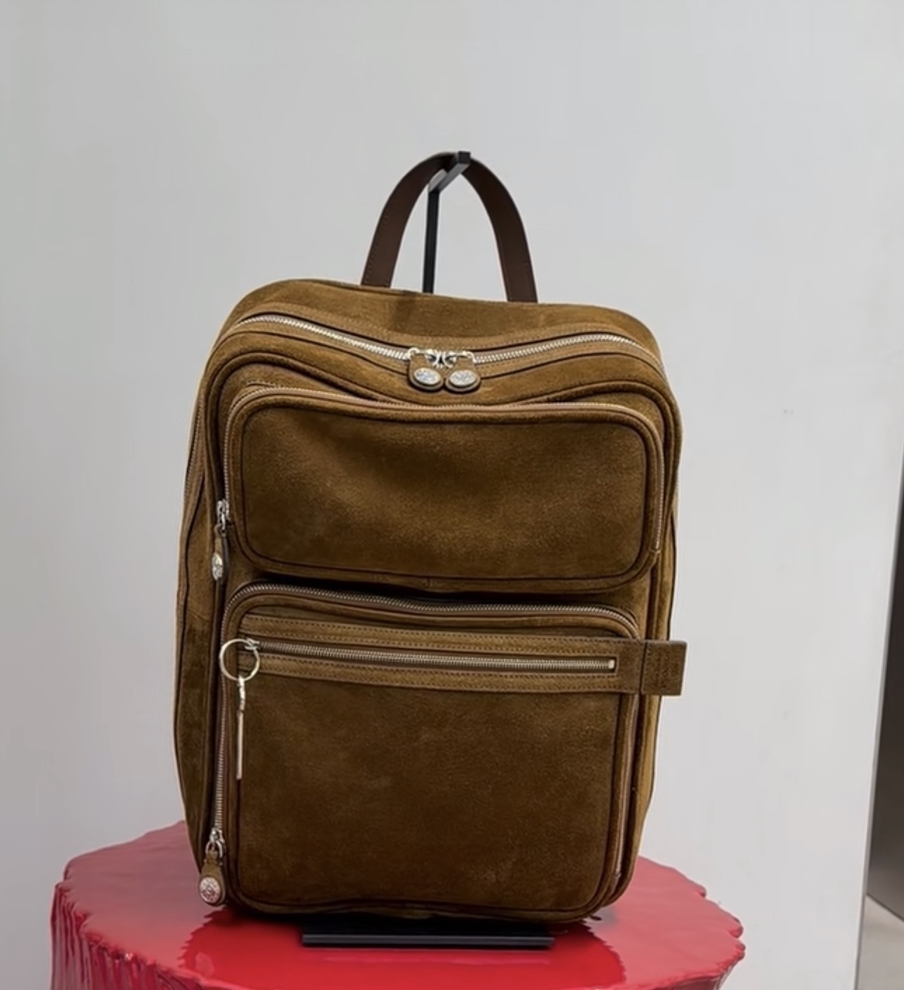 Рюкзак унисекс в стиле Acne Studios Camero коричневый