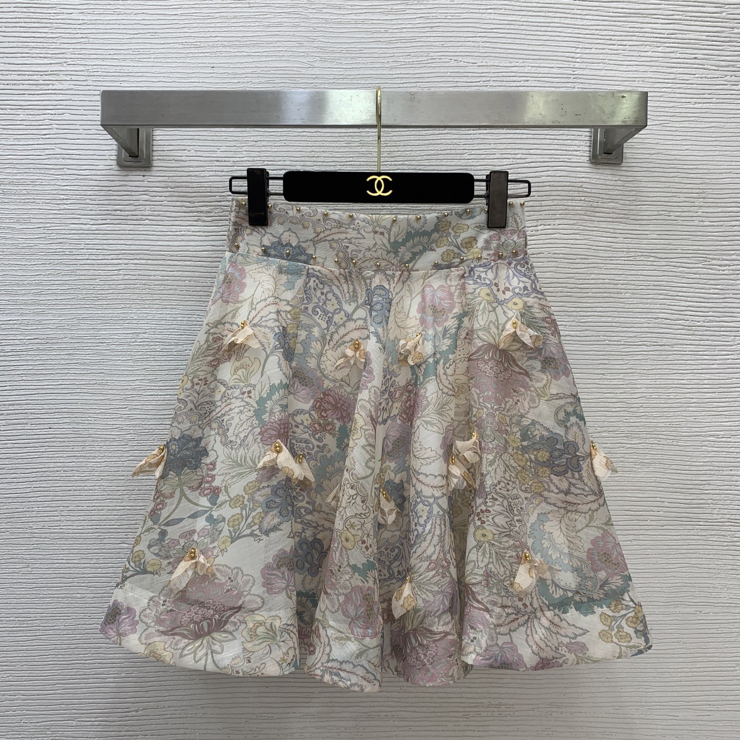 Костюм женский в стиле Zimmermann комплект 3 в 1 с юбкой и топом