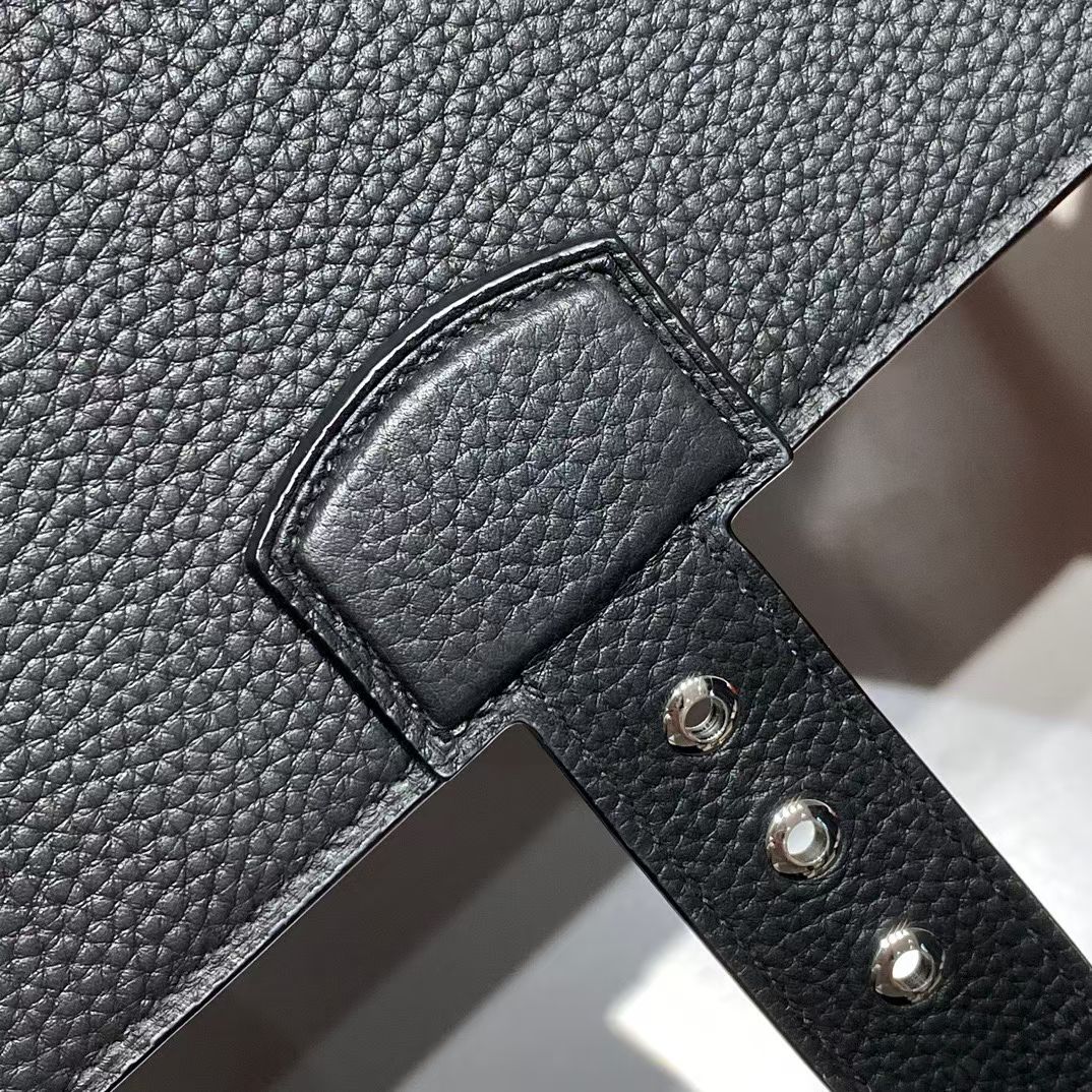 Портфель мужской Hermès Sac à Dépêches 38 чёрного цвета