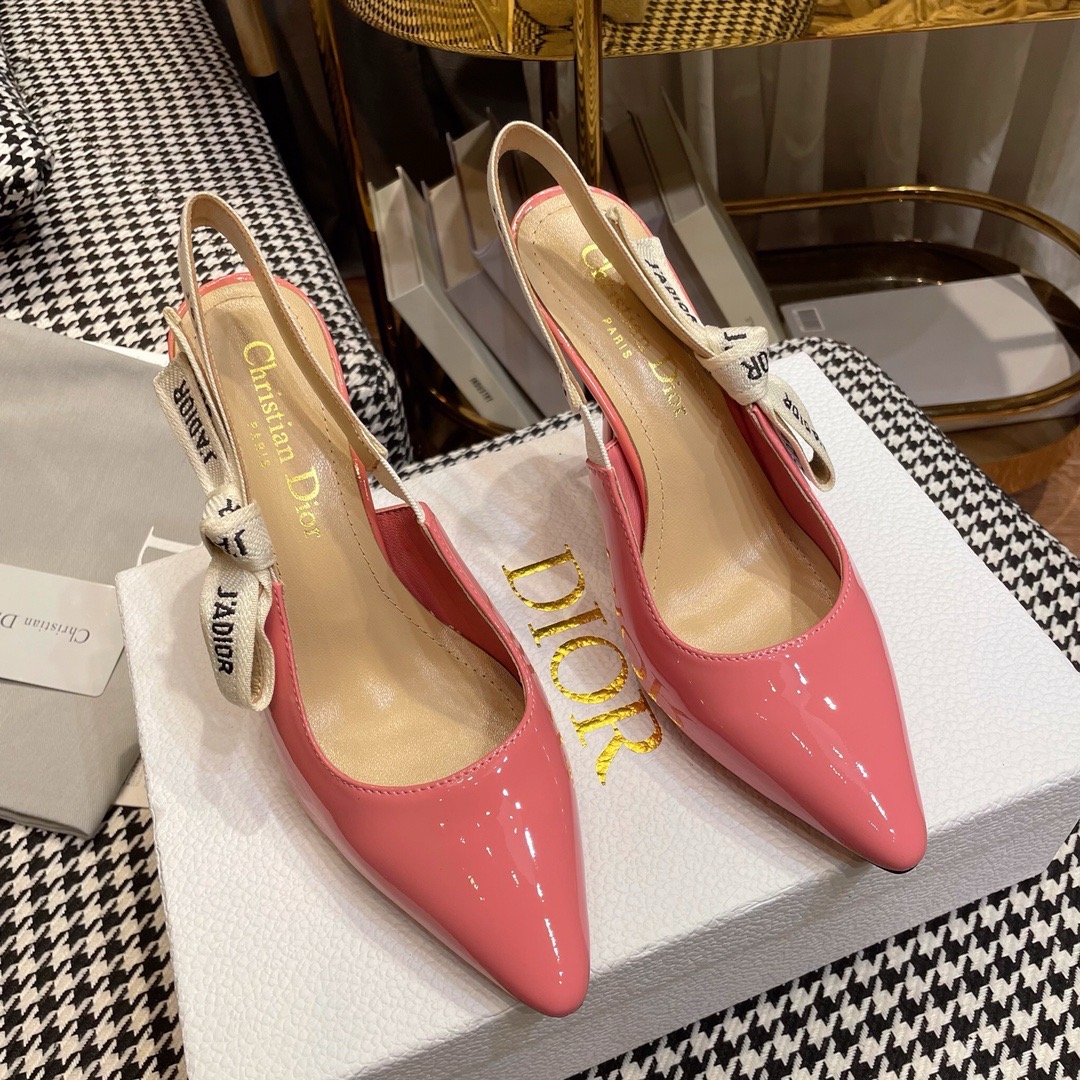 Туфли женские Dior J’Adior розового цвета