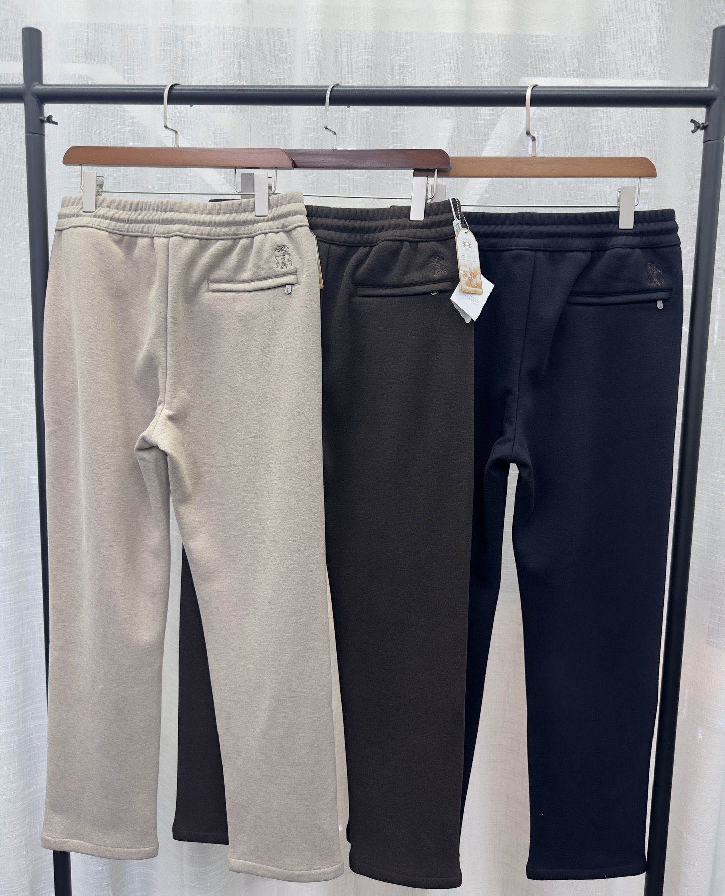 Брюки мужские в стиле Brunello Cucinelli  с утеплённой подкладкой ( 3 цвета)