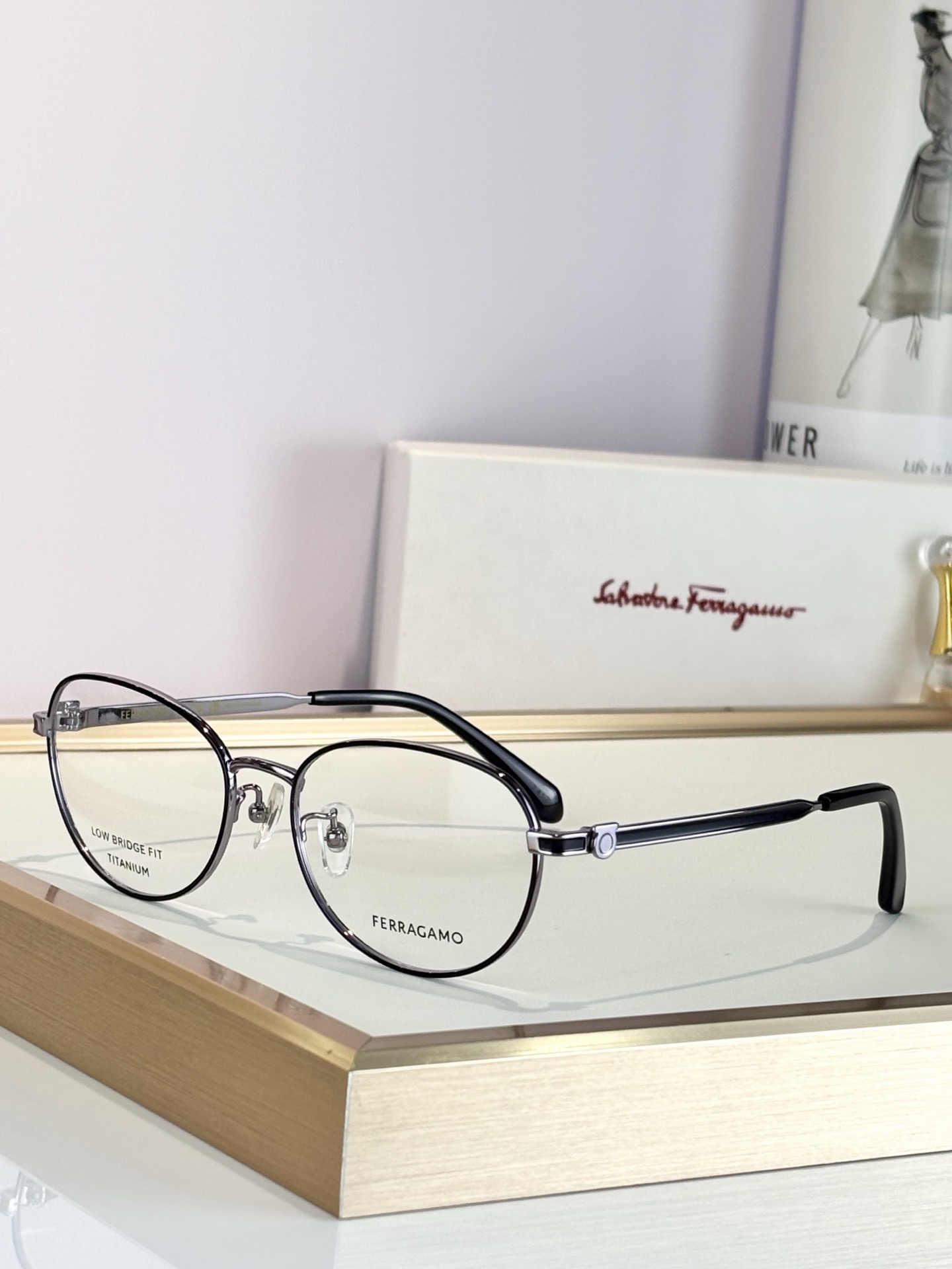 Очки унисекс в стиле Salvatore Ferragamo