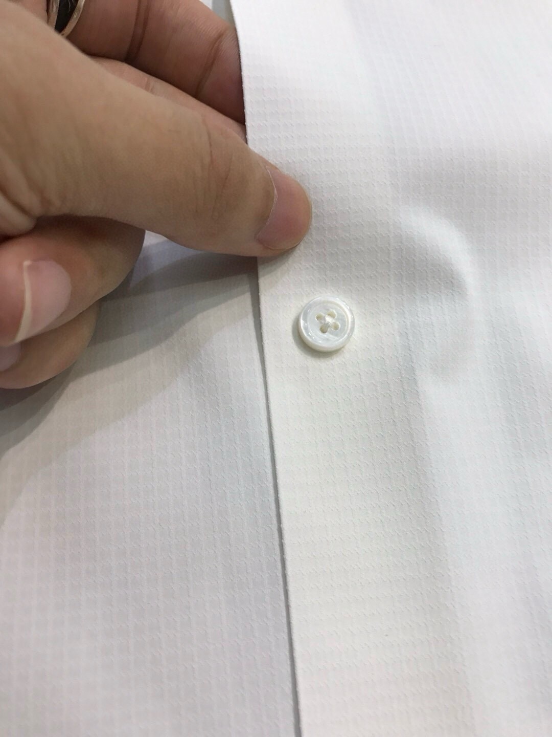 Рубашка мужская Zegna белого цвета с коротким рукавом