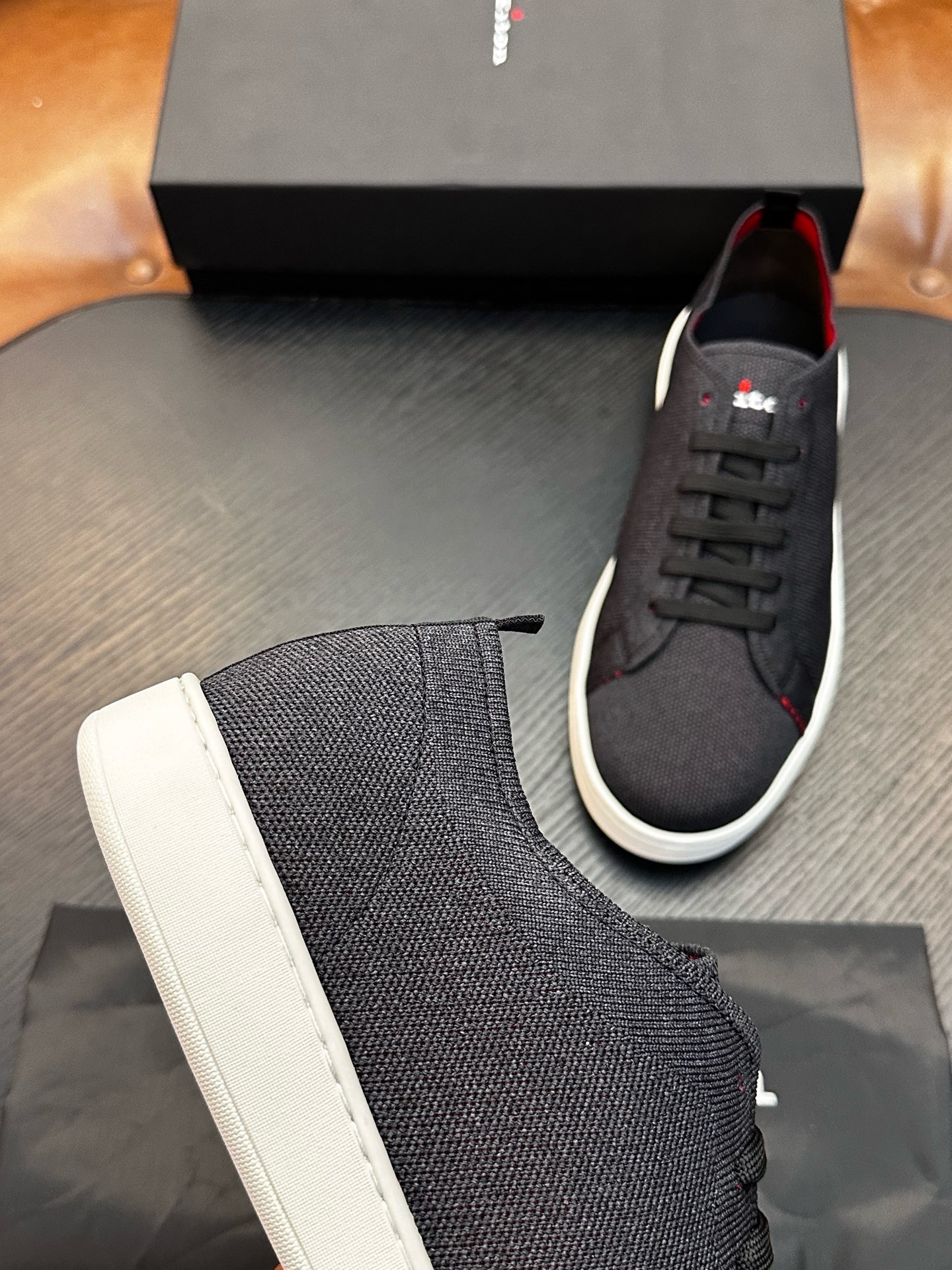 Кеды мужские Kiton FIT чёрного цвета
