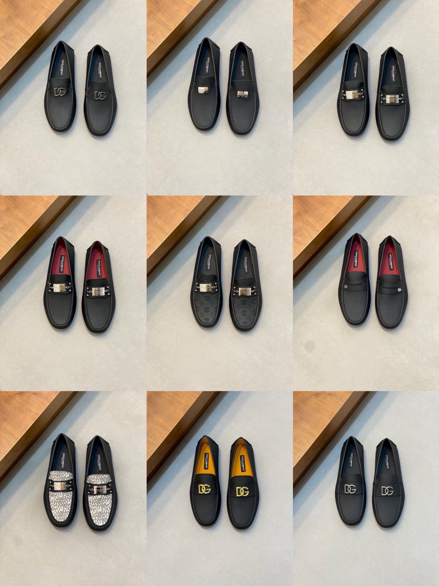 Мокасины мужские Dolce & Gabbana DG Driver чёрного цвета