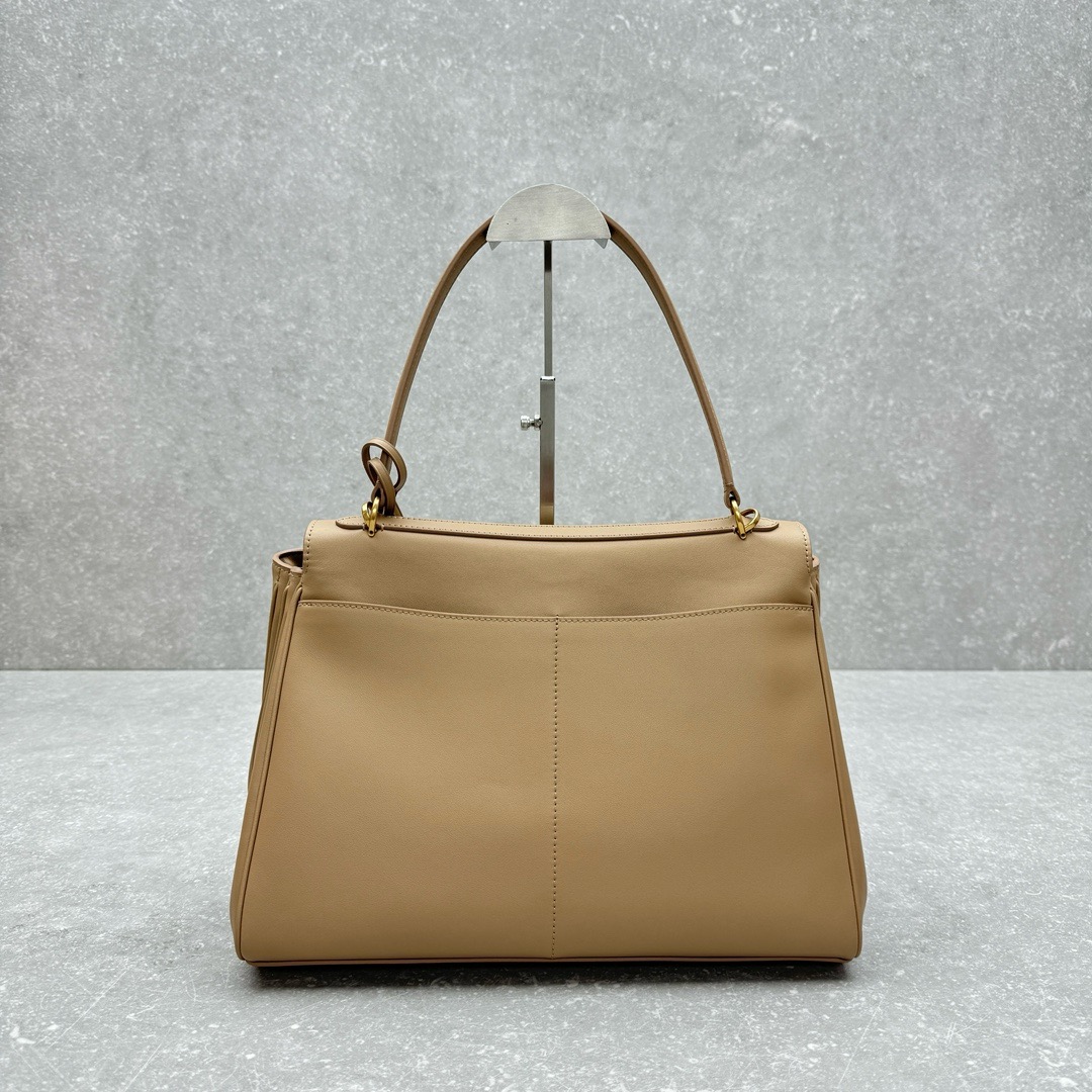 Сумка женская в стиле Balenciaga Rodeo цвета молочный чай
