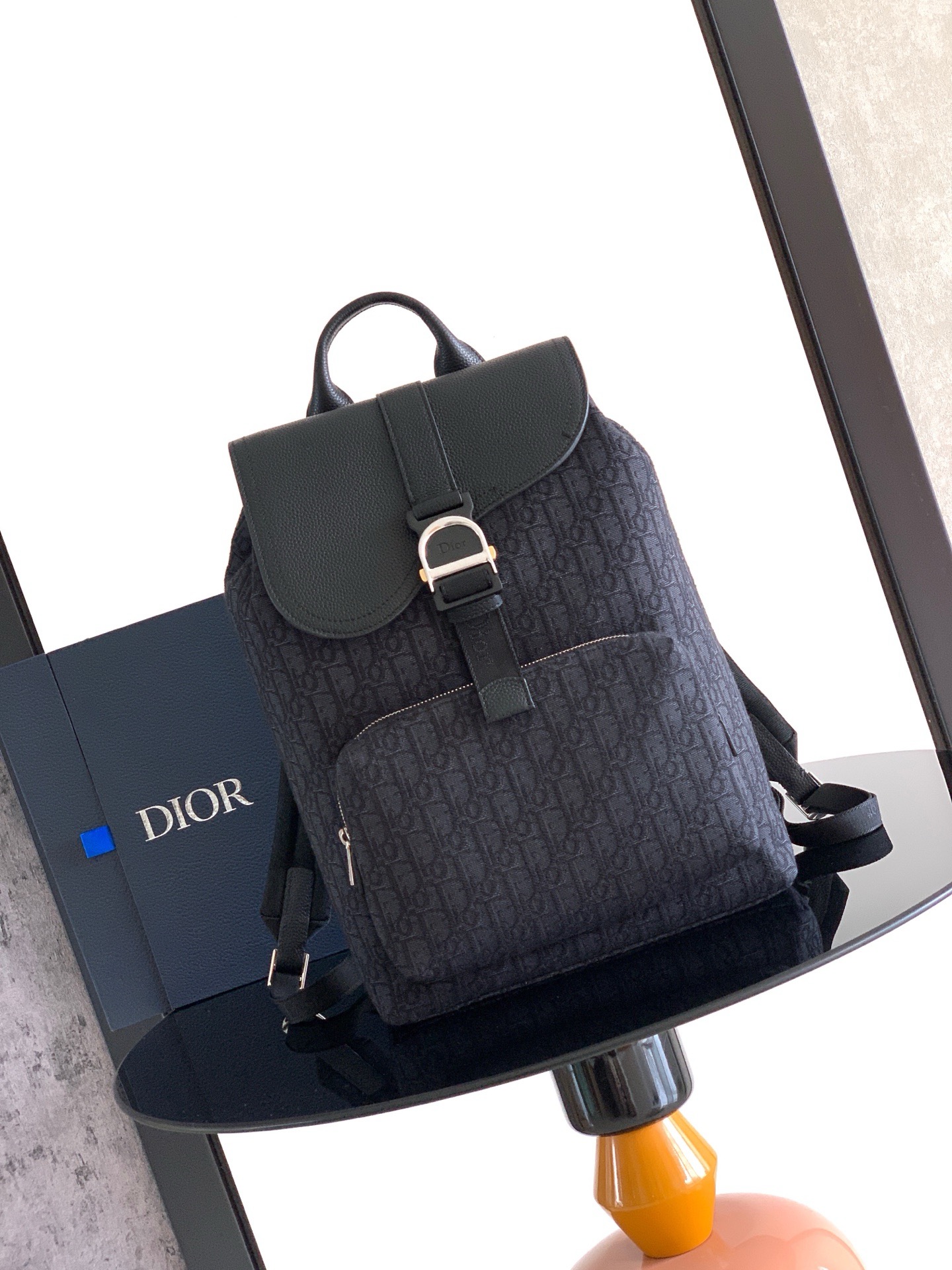 Рюкзак мужской Dior Heritage  чёрного цвета