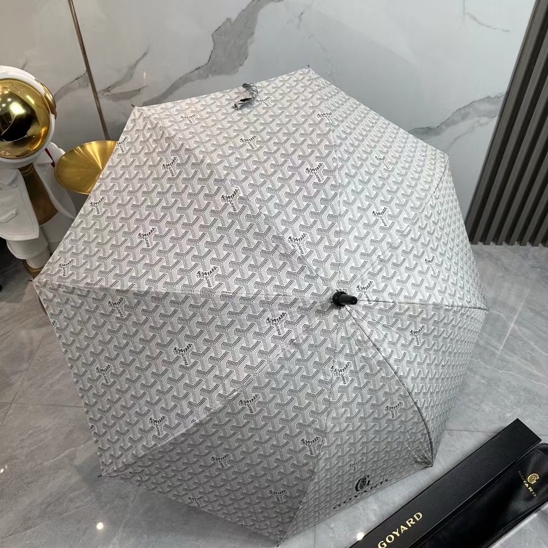 Зонт Goyard с деревянной ручкой