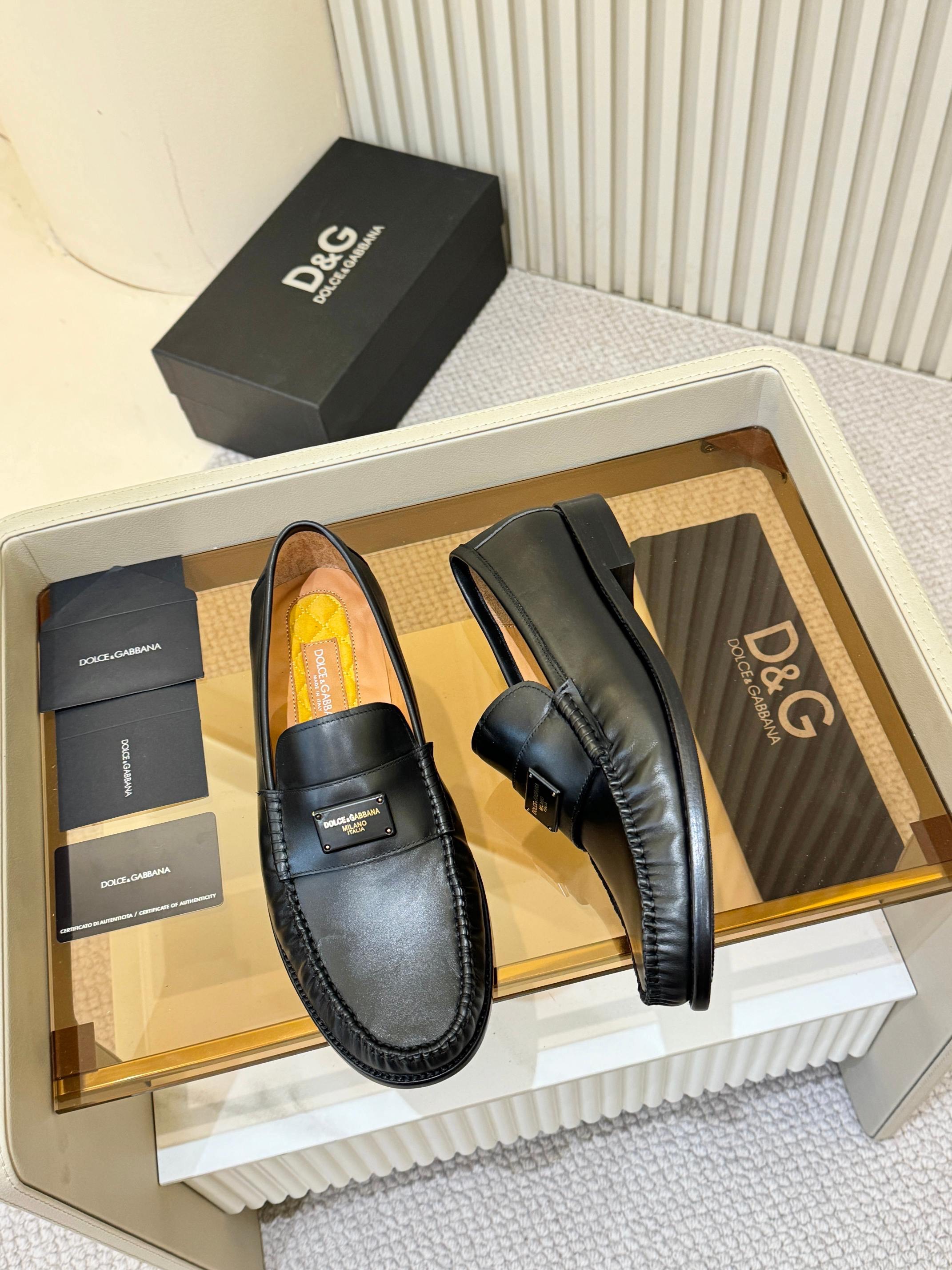 Лоферы мужские Dolce & Gabbana чёрного цвета