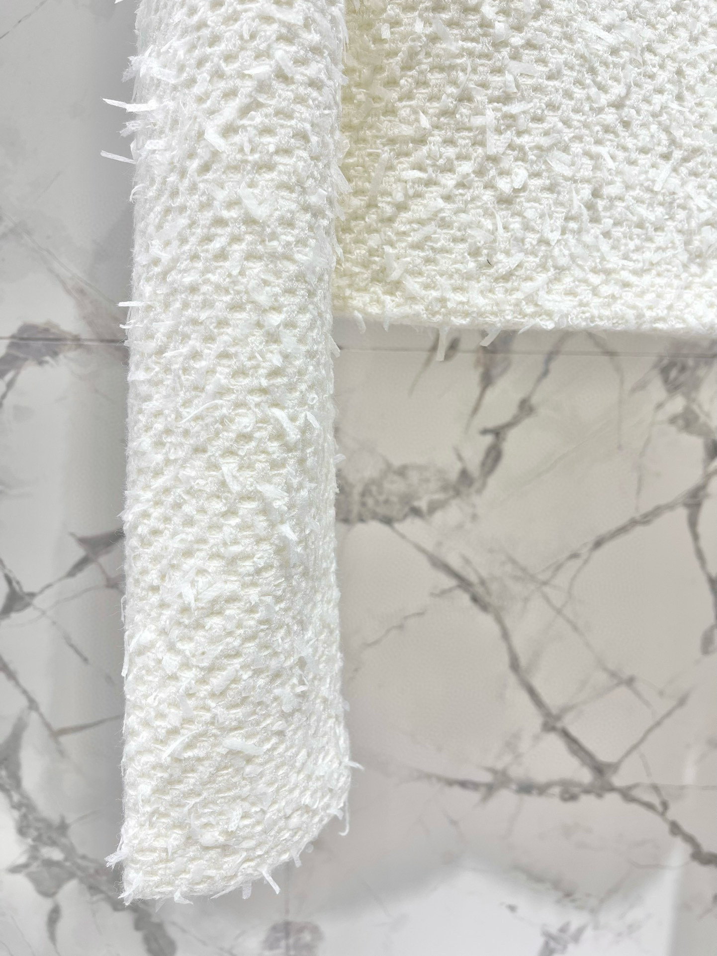 Костюм женский в стиле Self-Portrait с кристаллами, айвори