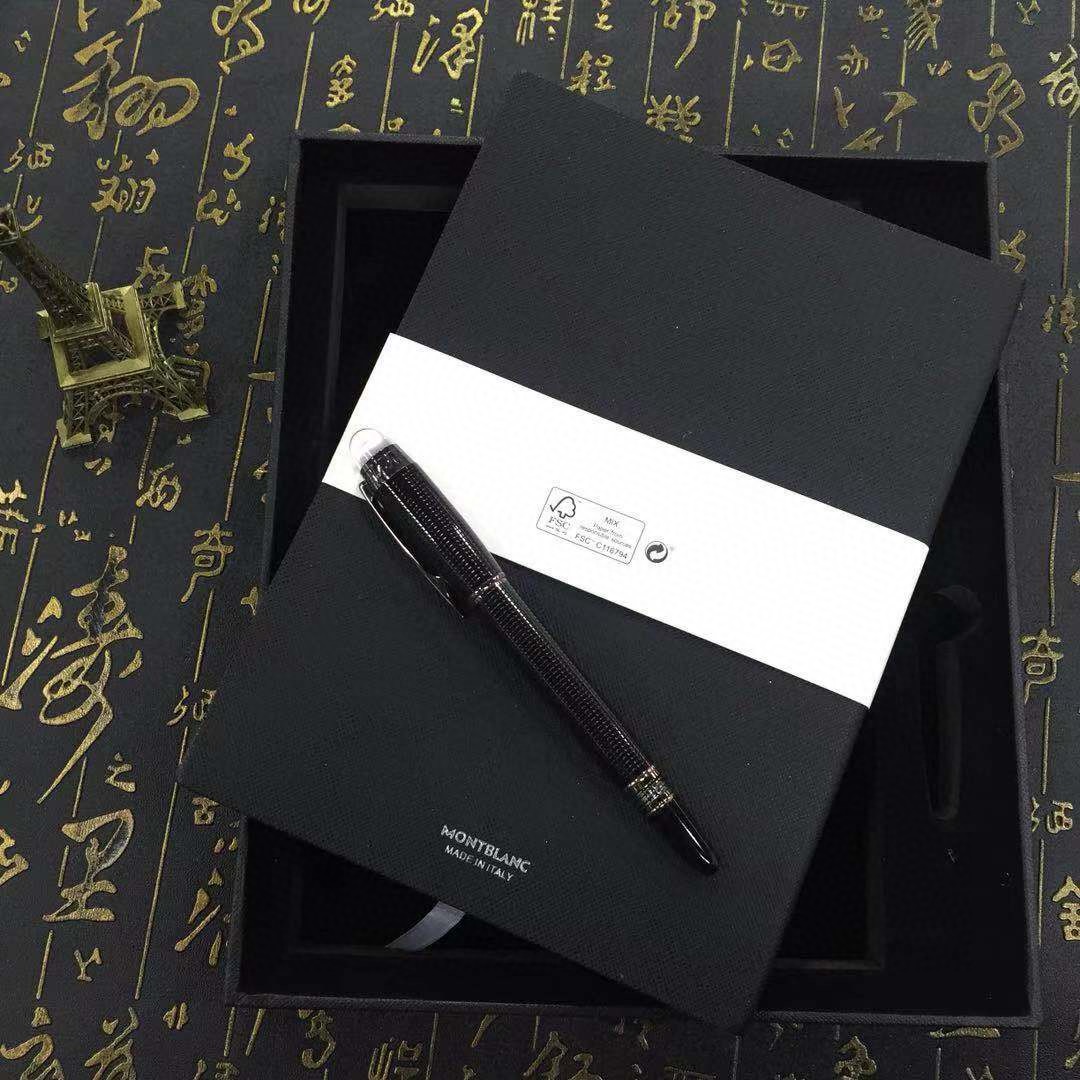 Набор канцелярский в стиле Montblanc: блокнот и ручка