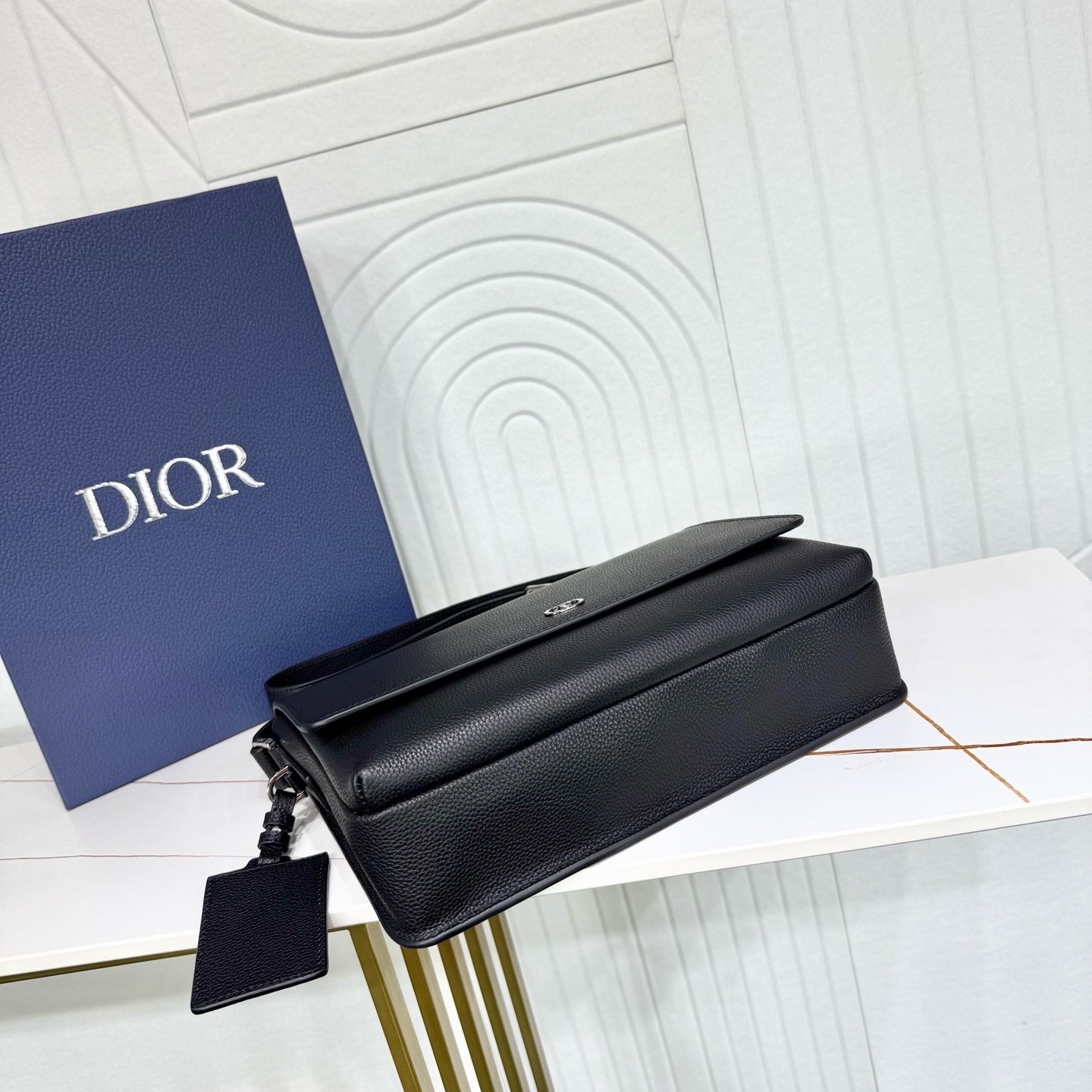 Сумка мужская Dior CD Icon чёрного цвета
