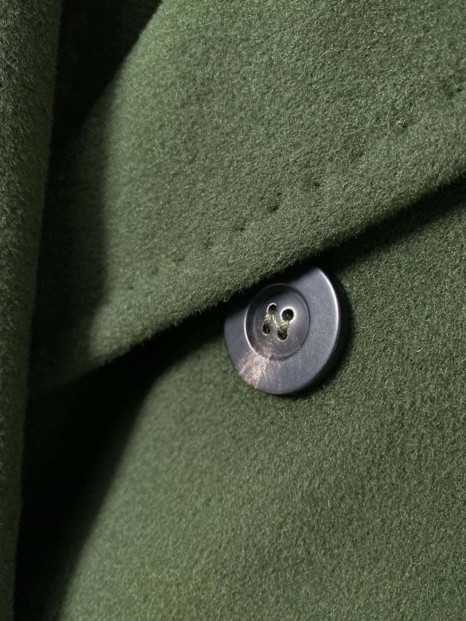 Пальто женское в стиле Max Mara Anne-Marie Beretta зелёного цвета